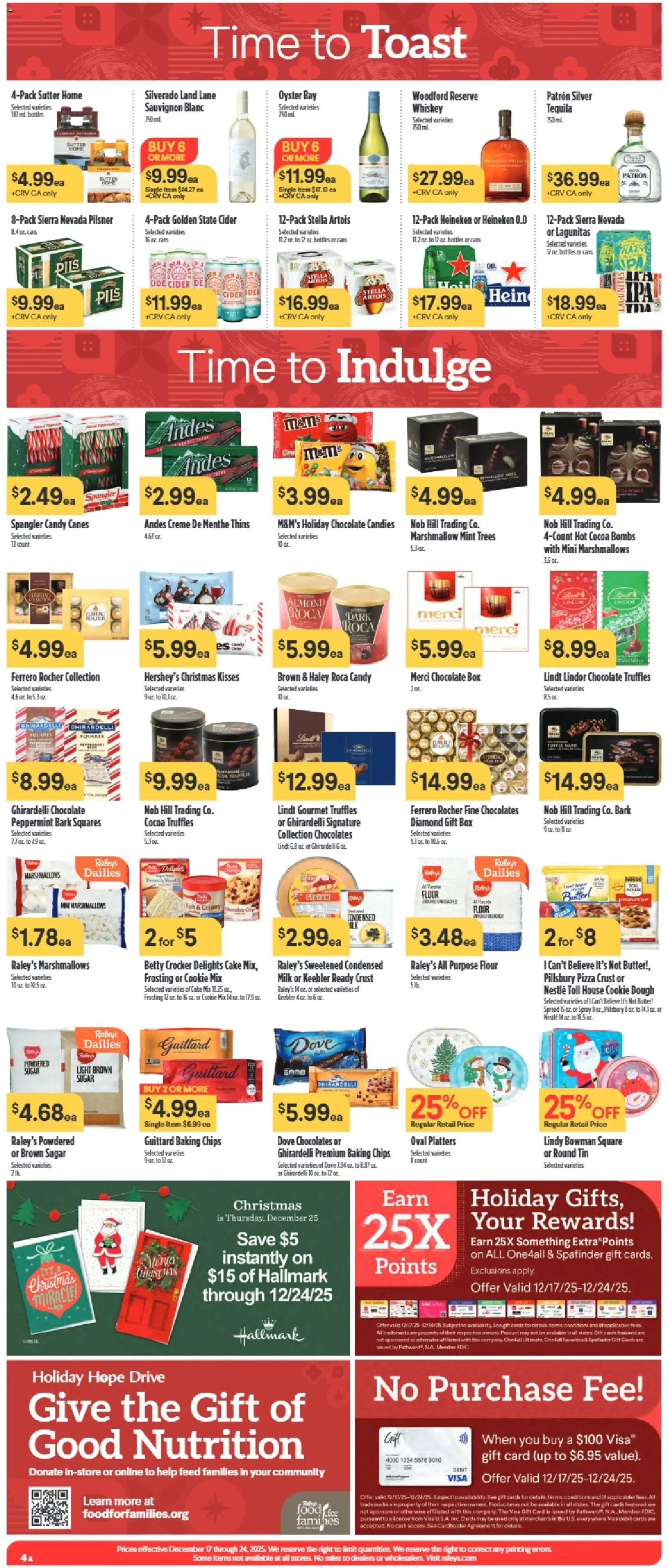 Raley's Weekly Ad - valid from 17.12.2025 | Page: 4 | Products: Box, Butter, Cream, Mouse