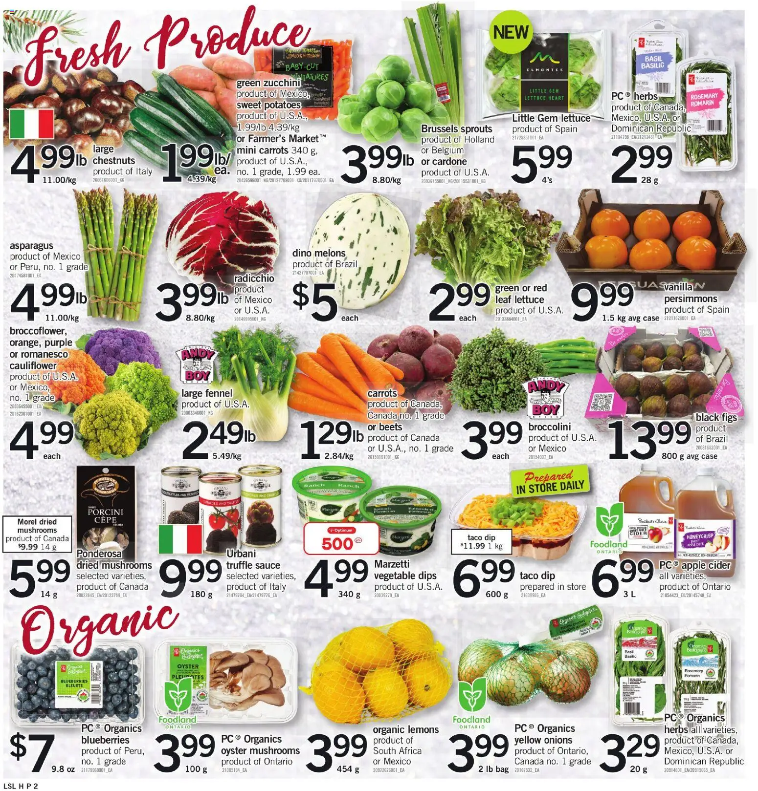 Loblaws flyer valid from 18.12.2025 | Page: 7 | Products: PC, Potatoes, Case