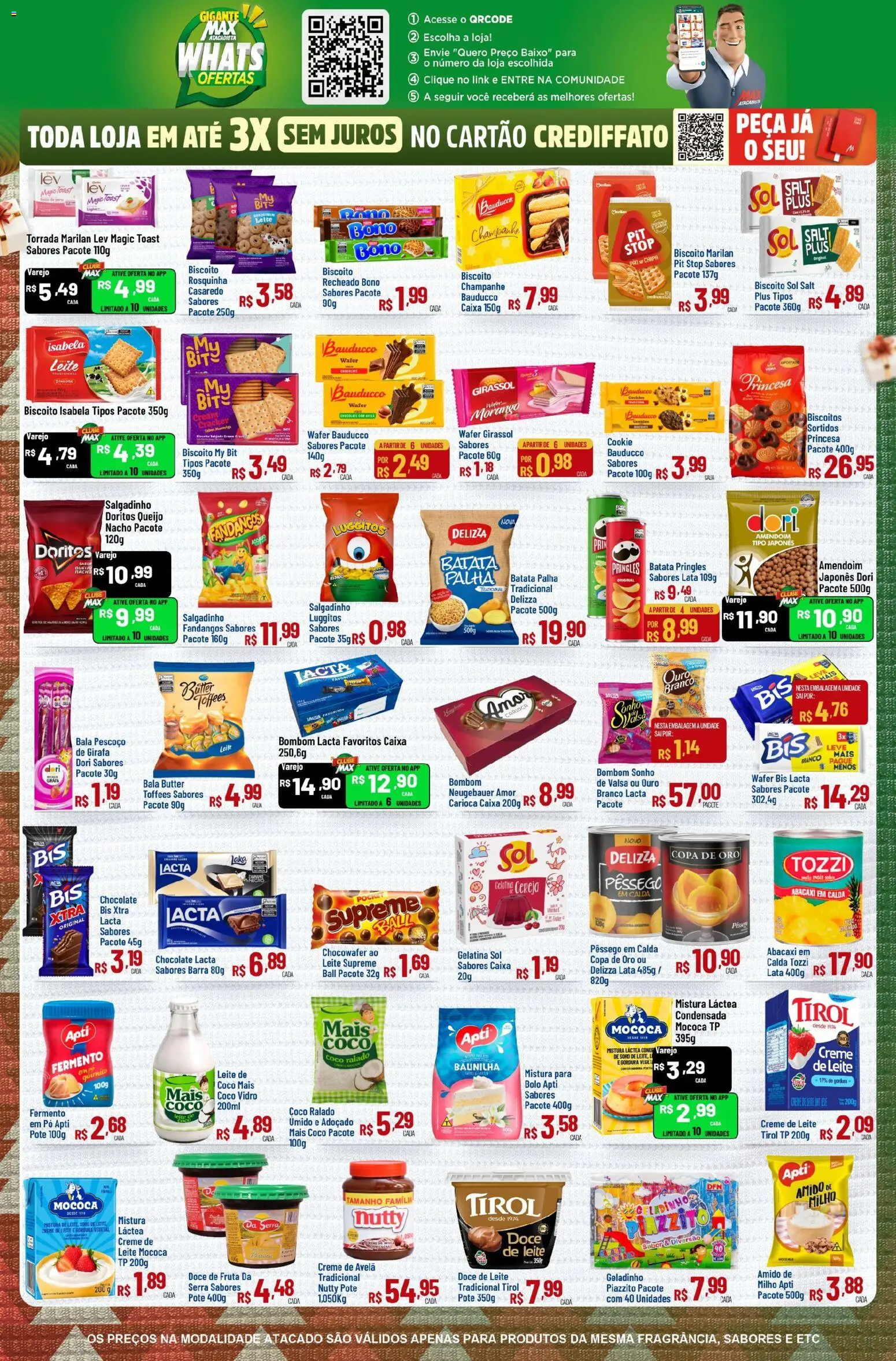 Max Atacadista Folheto - válido de 15.12.2025 | Página: 4 | Produtos: Pó, Biscoito, Chocolate, Avelã