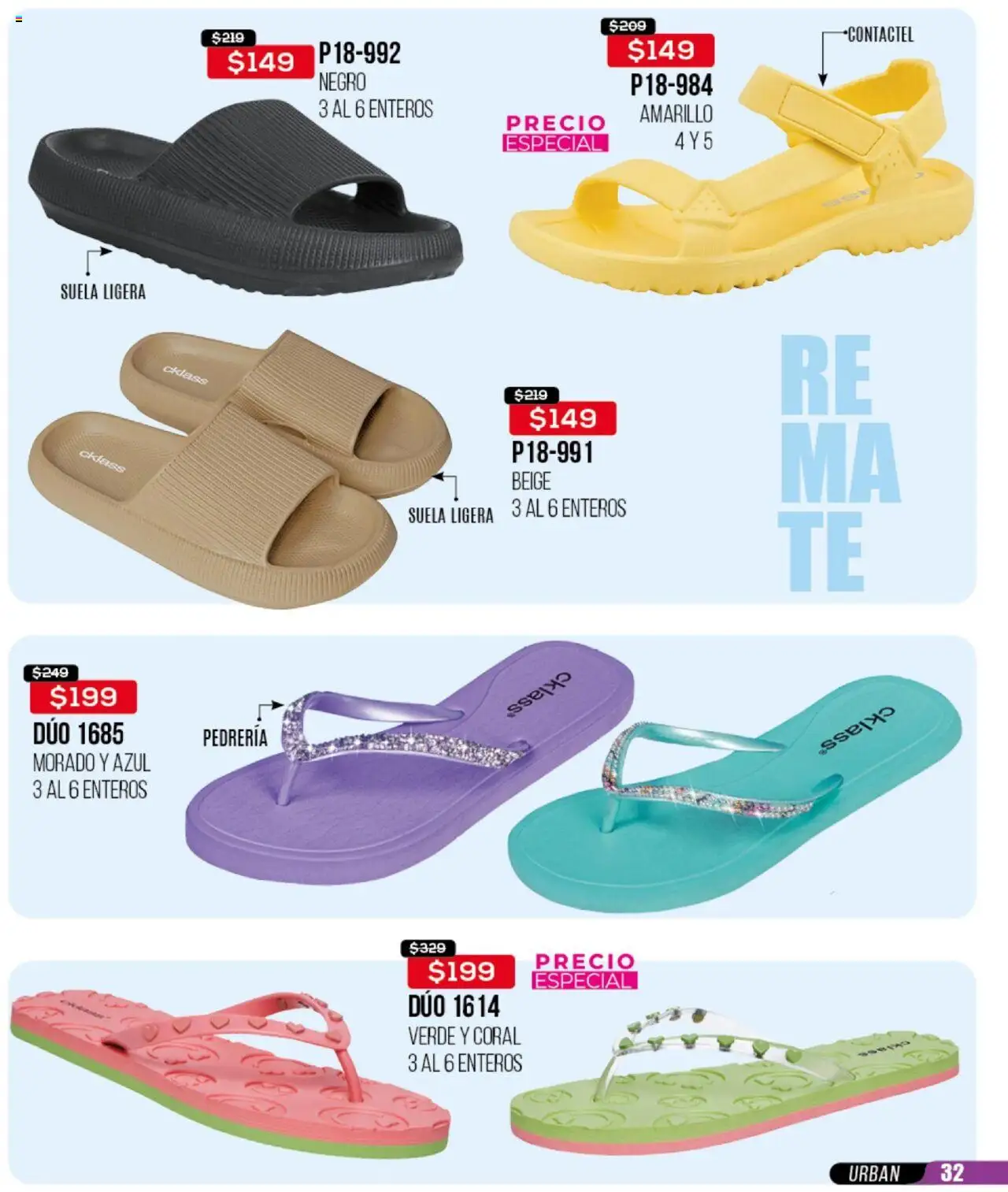 Nuevas ofertas de Cklass válidas en toda la República Mexicana desde el 13.08.2025. ¡Encuentra las mejores ofertas en Cklass - Catálogo Remate Total Ropa! | Página: 154