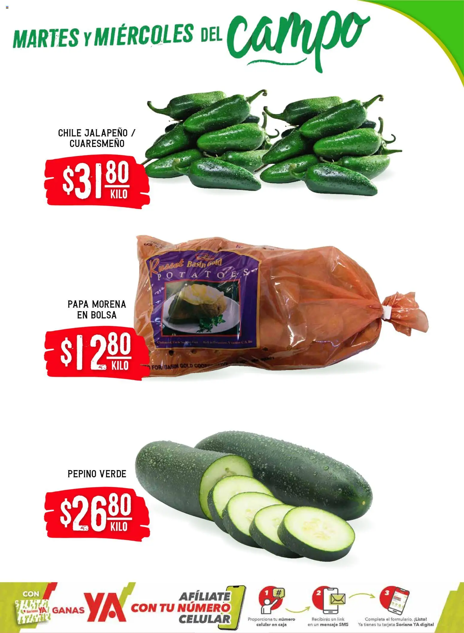 Nuevas ofertas de Soriana válidas en toda la República Mexicana desde el 10.03.2026. ¡Encuentra las mejores ofertas en Soriana Martes y Miércoles del Campo Híper: Saltillo y Torreón! | Página: 3 | Productos: Papa, Bolsa, Caja