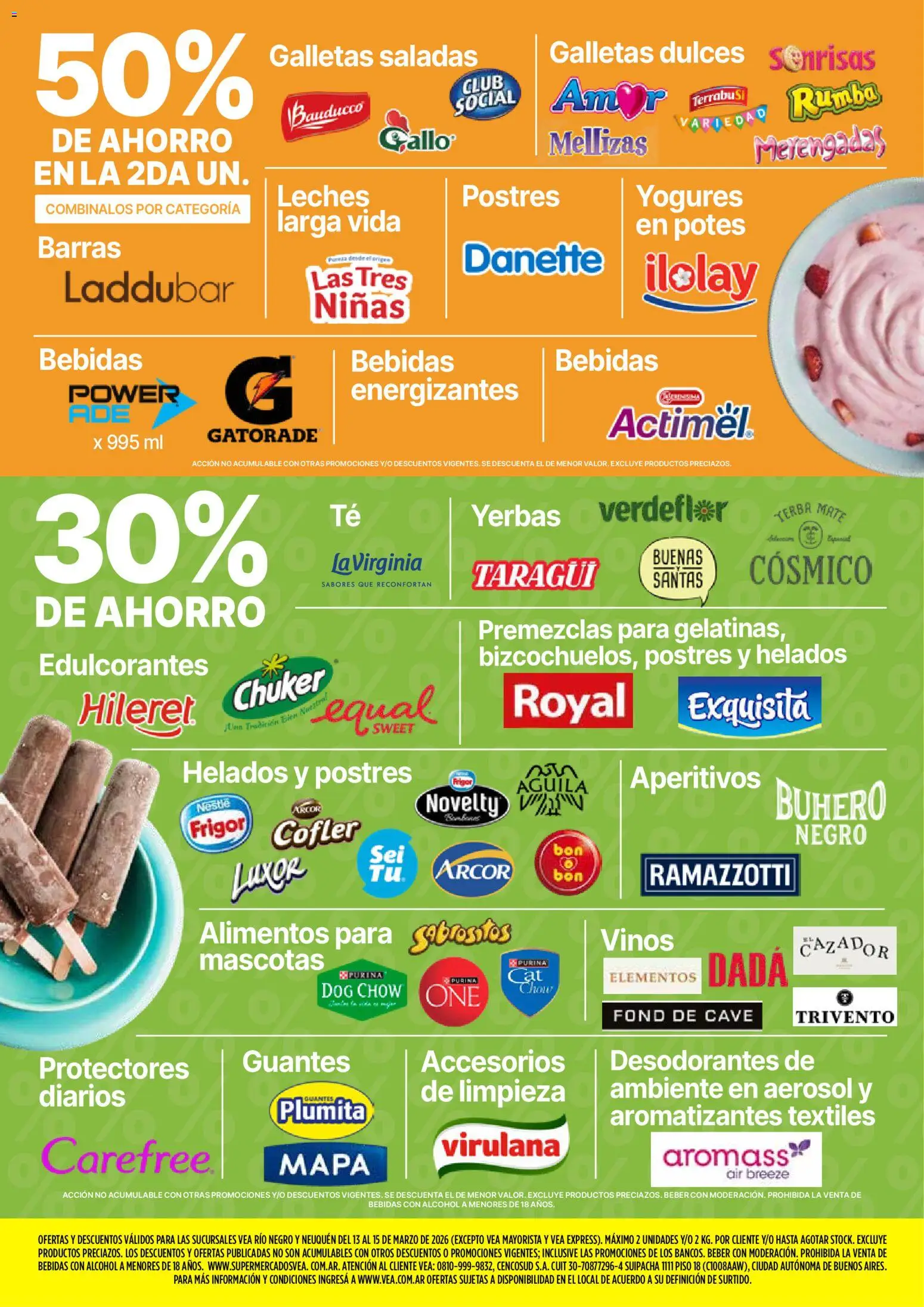 Vea - Ofertas fds Patagonia │ válido desde el 13.03.2026 | Página: 5 | Productos: Mate, Yerba, Guantes, Galletas