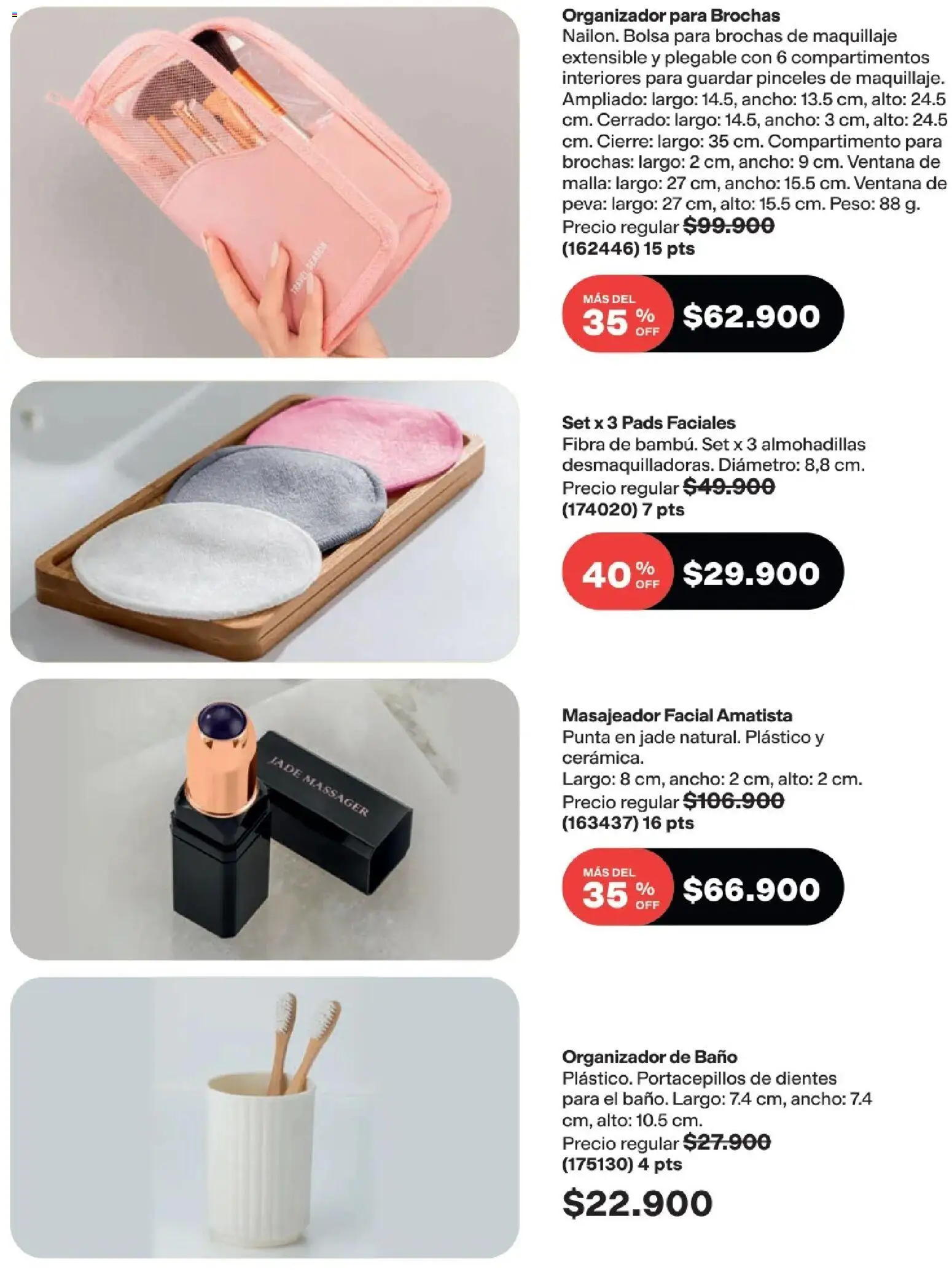 Avon revista - valida desde el 25.03.2026 | Página: 175 | Productos: Bolsa, Peso, Baño, Organizador