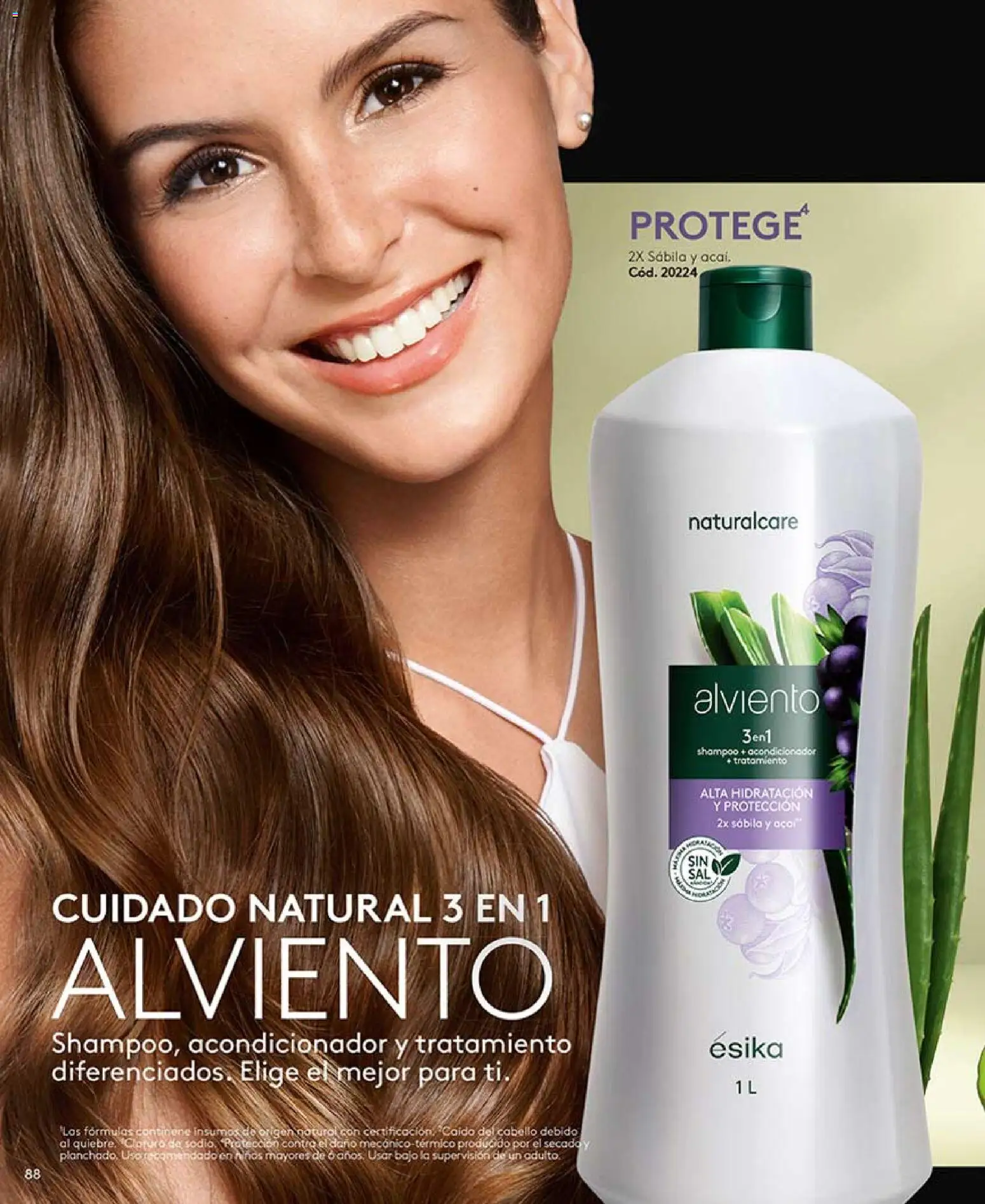 Ésika revista - valida desde el 03.04.2026 | Página: 88 | Productos: Shampoo, Acondicionador