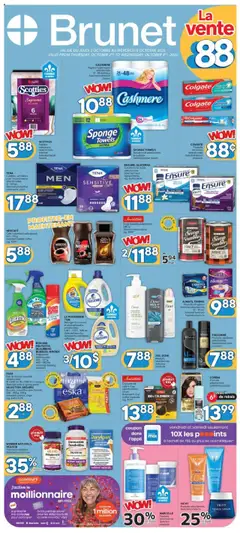 Preview of Brunet weekly flyer / circulaire from shop Brunet valid from 02.10.2025