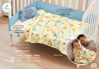 Vista previa de Colchas Concord catálogo Baby, nuevo folleto de la tienda, válido en México a partir del 01.05.2026 | Página: 50 | Productos: Cobertor, Cama, Almohada, Sabanas