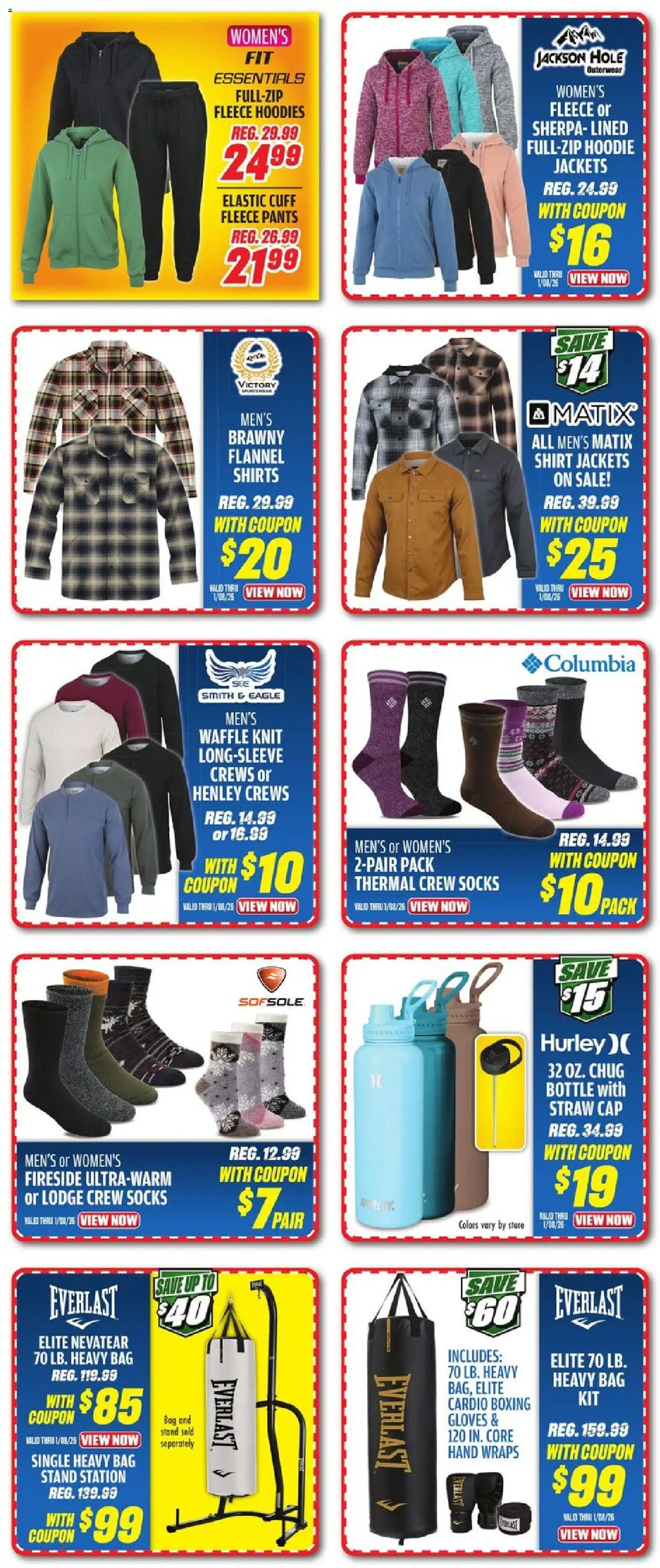 Big 5 Sporting Goods Weekly Ad - valid from 26.12.2025 | Page: 3 | Products: Shirt, Hoodie, Gloves, Bag