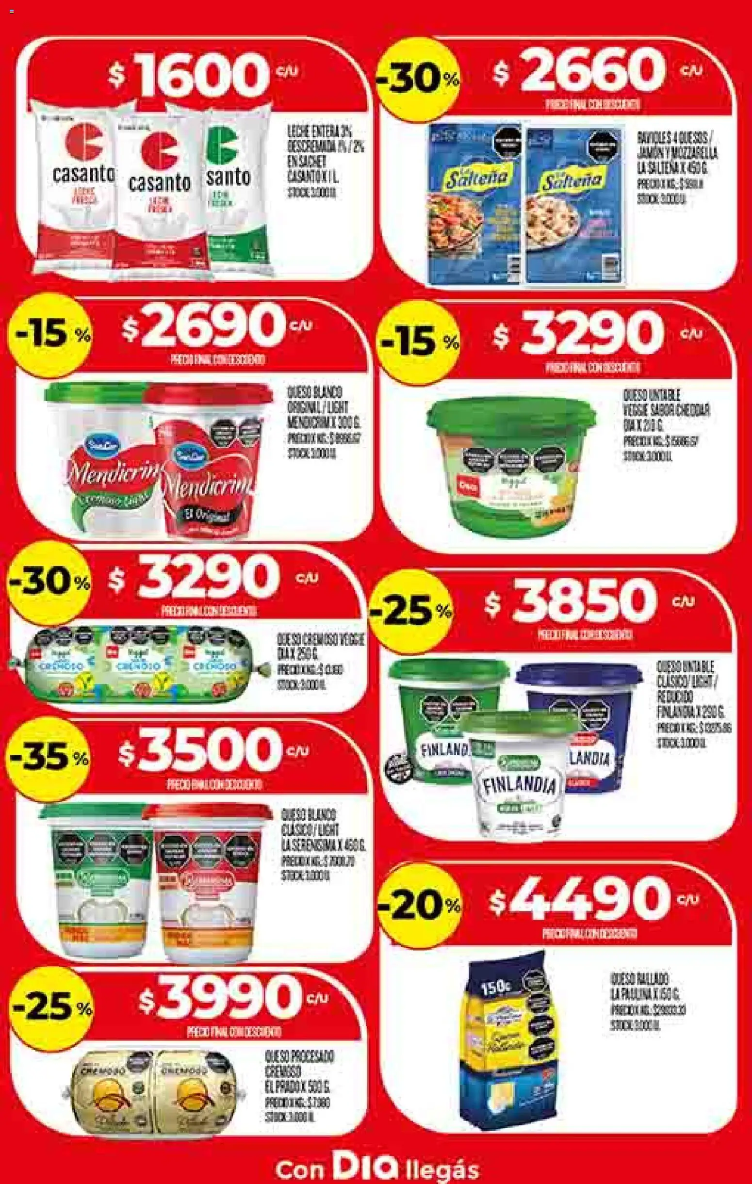 Supermercado DIA Ofertas │ válido desde el 25.03.2026 | Página: 21 | Productos: Leche, Queso