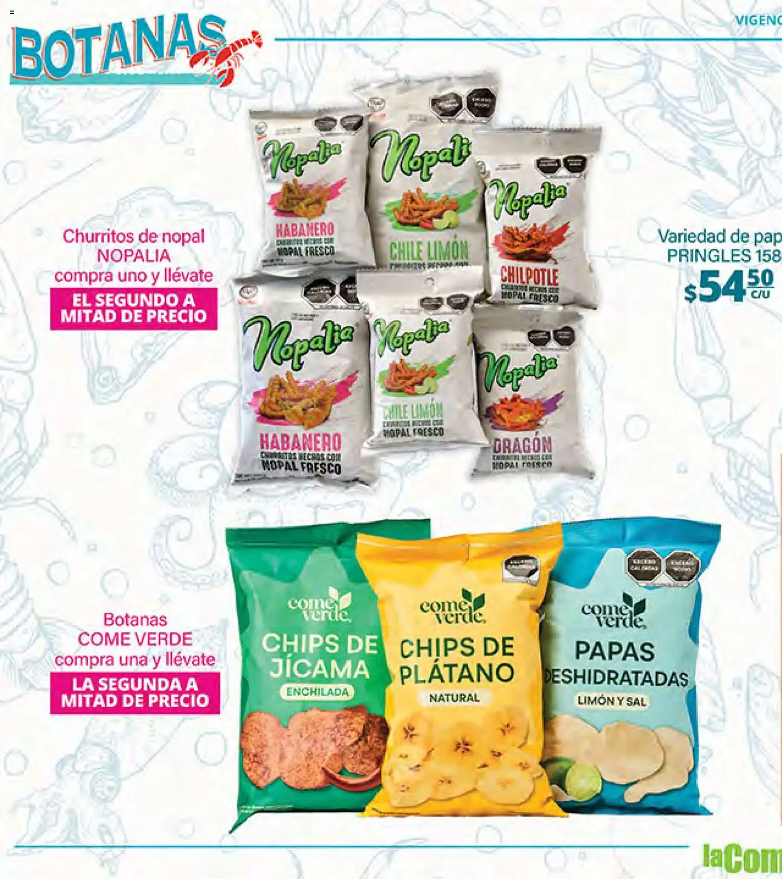 Nuevas ofertas de La Comer válidas en toda la República Mexicana desde el 13.02.2026. ¡Encuentra las mejores ofertas en La Comer folleto Ofertas! | Página: 16 | Productos: Plátano, Sal, Limón