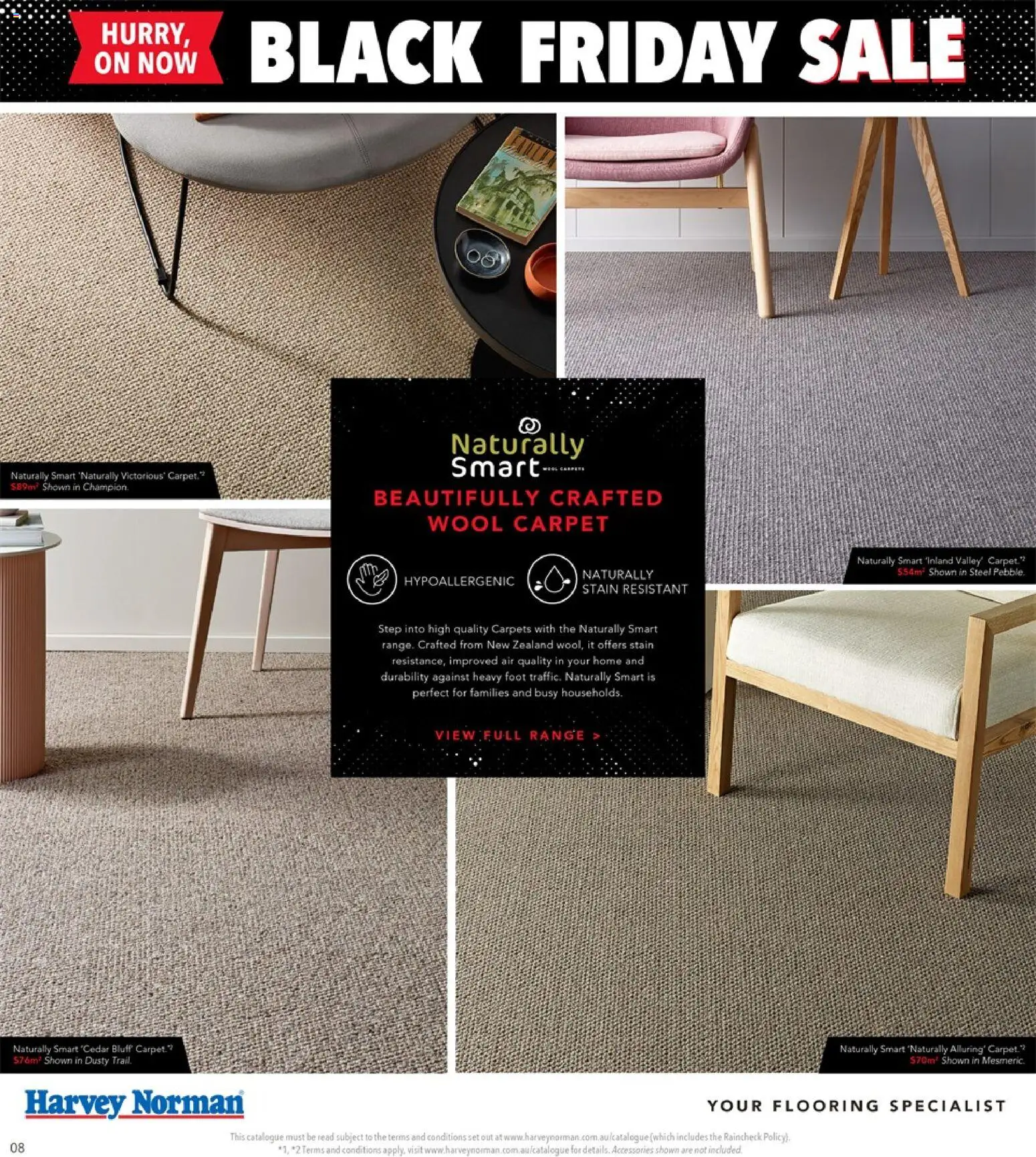 Harvey Norman catalogue - valid from 13.11.2025 | Page: 8 | Products: Carpet, Flooring, Accessories