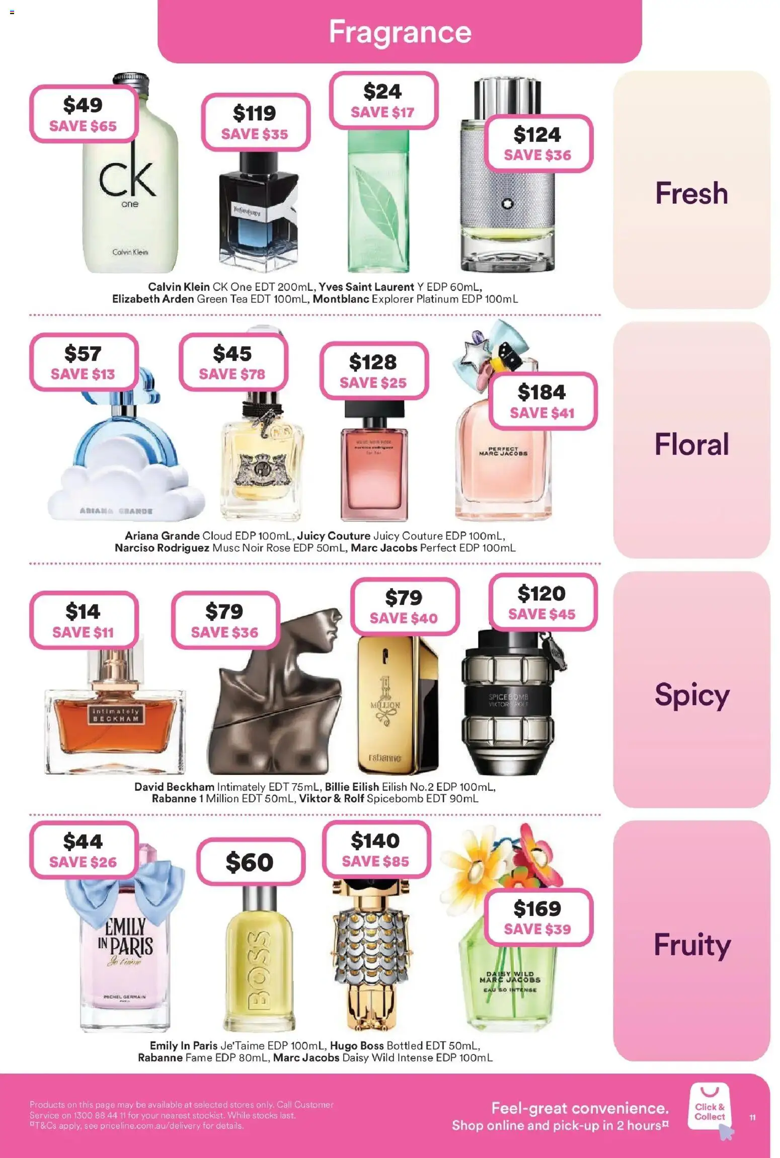 Priceline Pharmacy catalogue - valid from 25.12.2025 | Page: 11 | Products: Floral, Fragrance, Tea