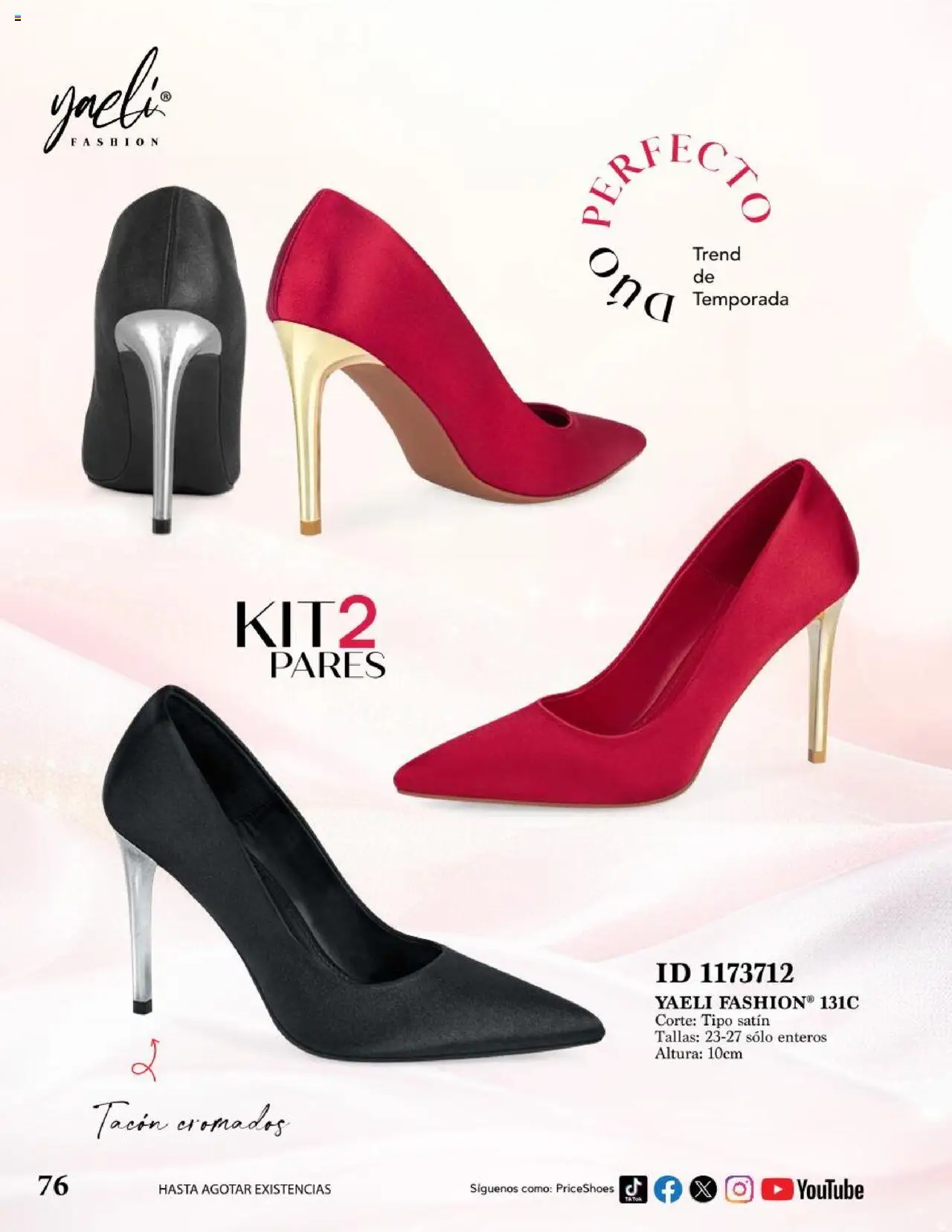 Nuevas ofertas de Price Shoes válidas en toda la República Mexicana desde el 05.08.2024. ¡Encuentra las mejores ofertas en Price Shoes catálogo Vestir Casual ! | Página: 76