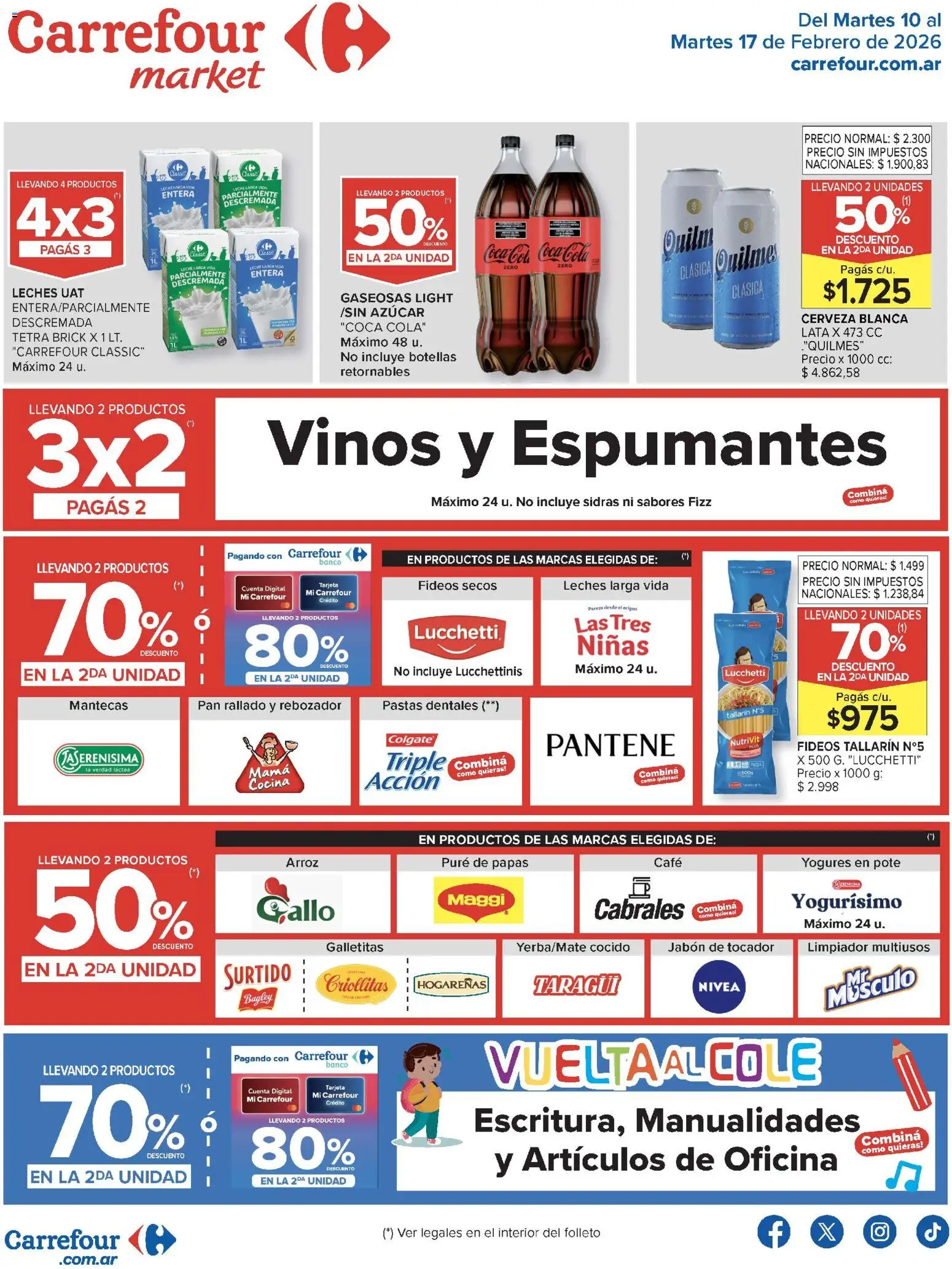 Carrefour Market catálogo │ válido desde el 10.02.2026 | Página: 1
