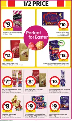Preview of Coles catalogue  - valid from 25.03.2026 | Page: 3 | Products: Box, Milk, Chocolate, Bag