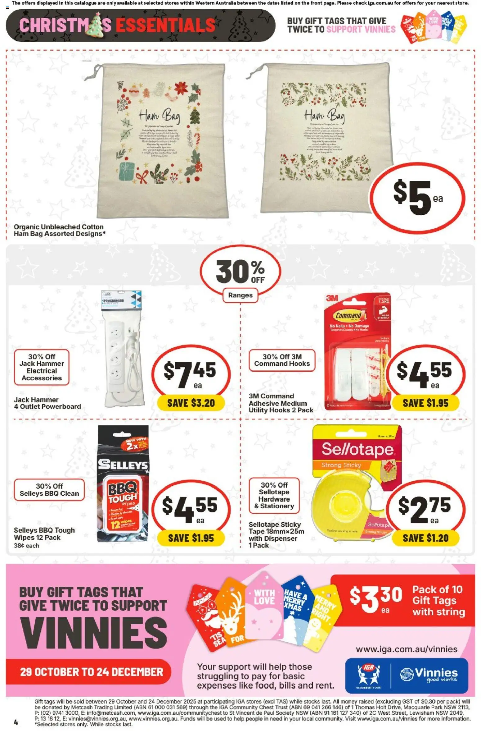 IGA catalogue - valid from 26.11.2025 | Page: 7 | Products: Ham, Accessories, Bag