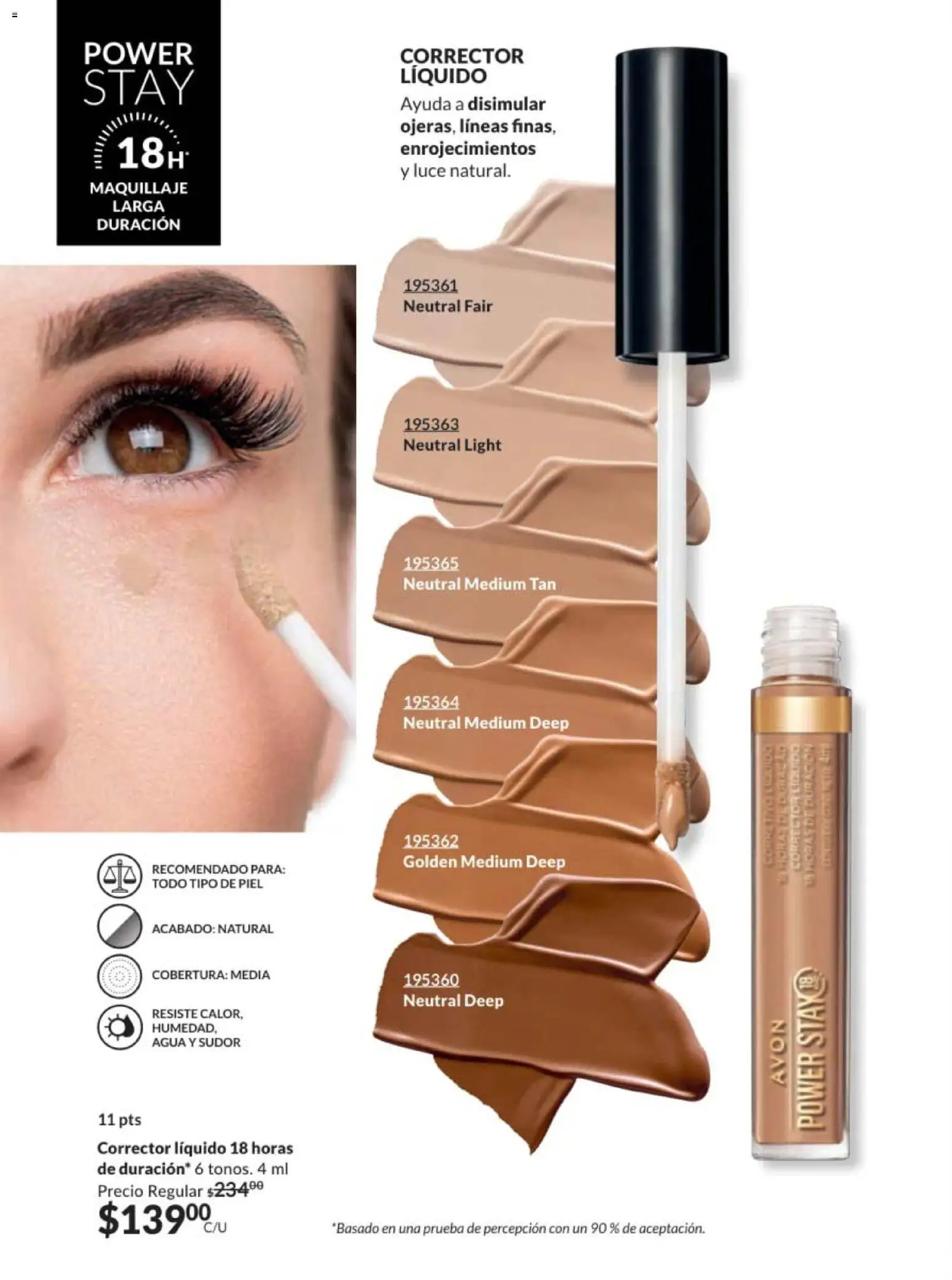 Nuevas ofertas de AVON válidas en toda la República Mexicana desde el 10.01.2026. ¡Encuentra las mejores ofertas en AVON campaña 2 2026! | Página: 86 | Productos: Agua, Maquillaje, Corrector