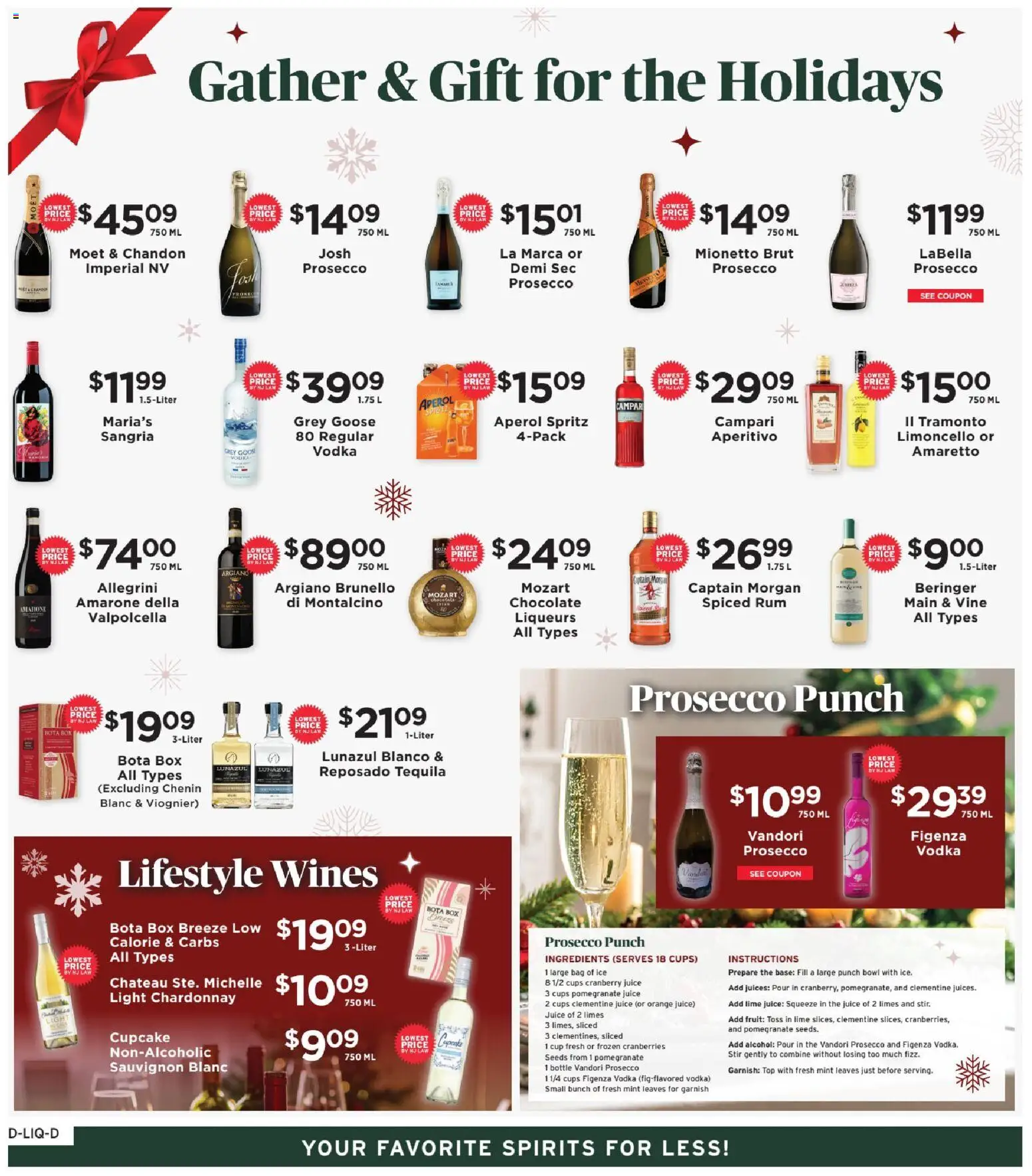 ShopRite Wine & Spirits - valid from 17.12.2025 | Page: 4 | Products: Box, Juice, Cupcake, Bag