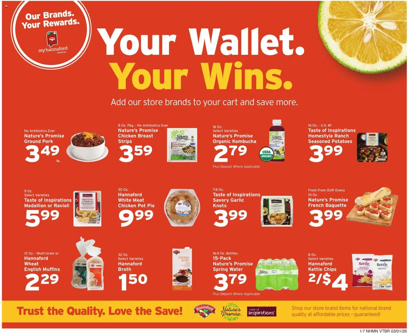 Hannaford Weekly Ad - valid from 01.03.2026 | Page: 15 | Products: Chips, Potatoes, Salt, Garlic