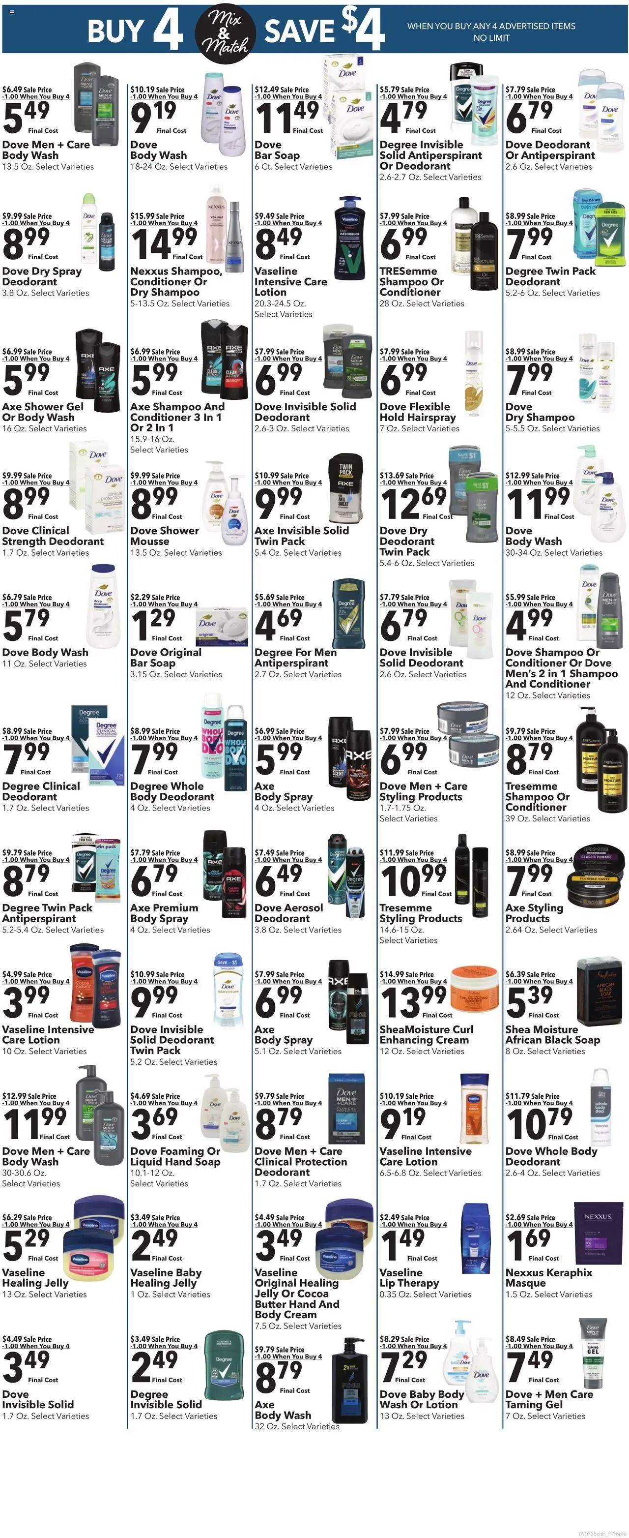 Coborn's Weekly Ad - valid from 10.09.2025 | Page: 7 | Products: Axe, Shampoo, Butter, Soap