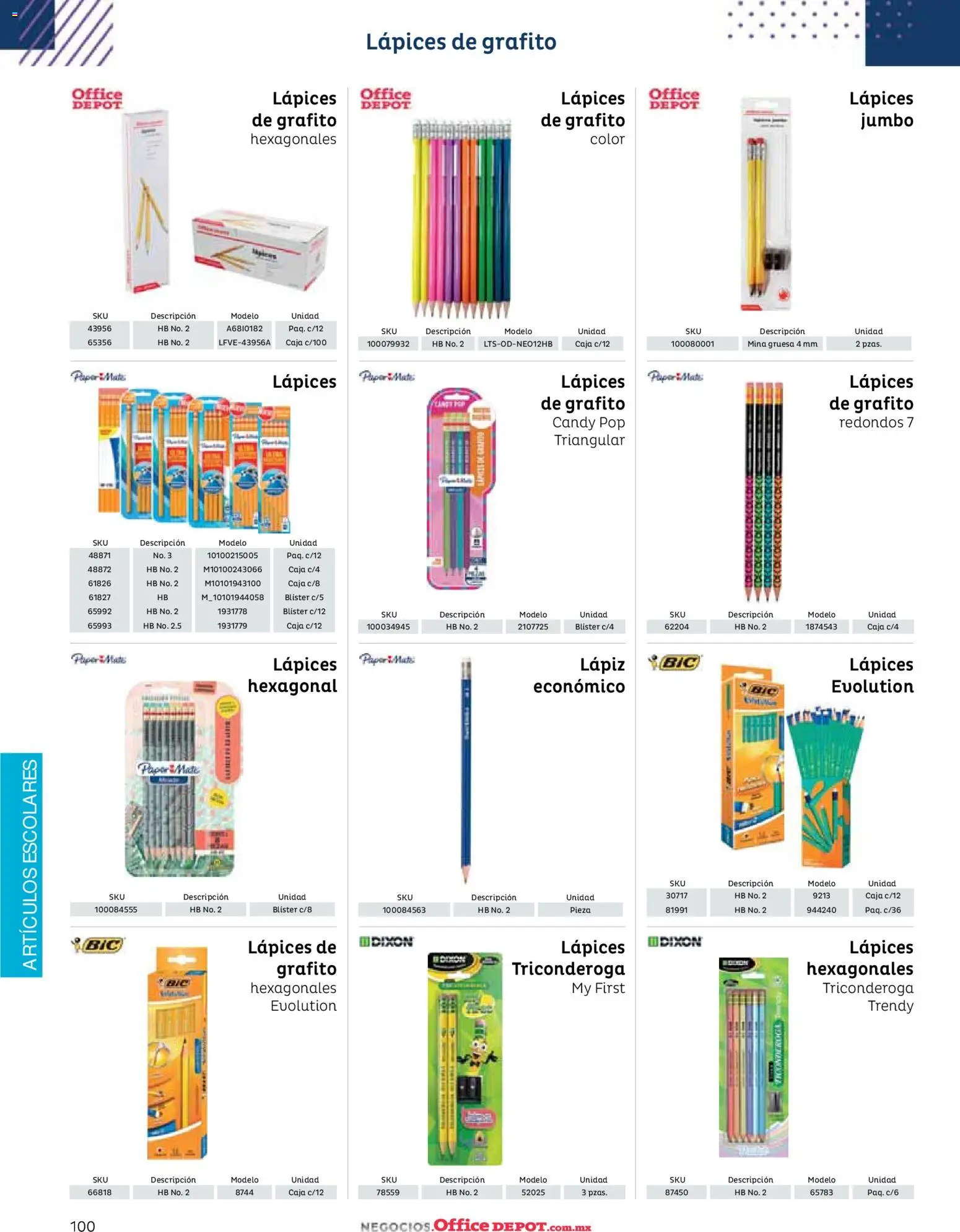 Nuevas ofertas de Office Depot válidas en toda la República Mexicana desde el 12.01.2026. ¡Encuentra las mejores ofertas en Office Depot catálogo 2026! | Página: 102 | Productos: Mate, Caja