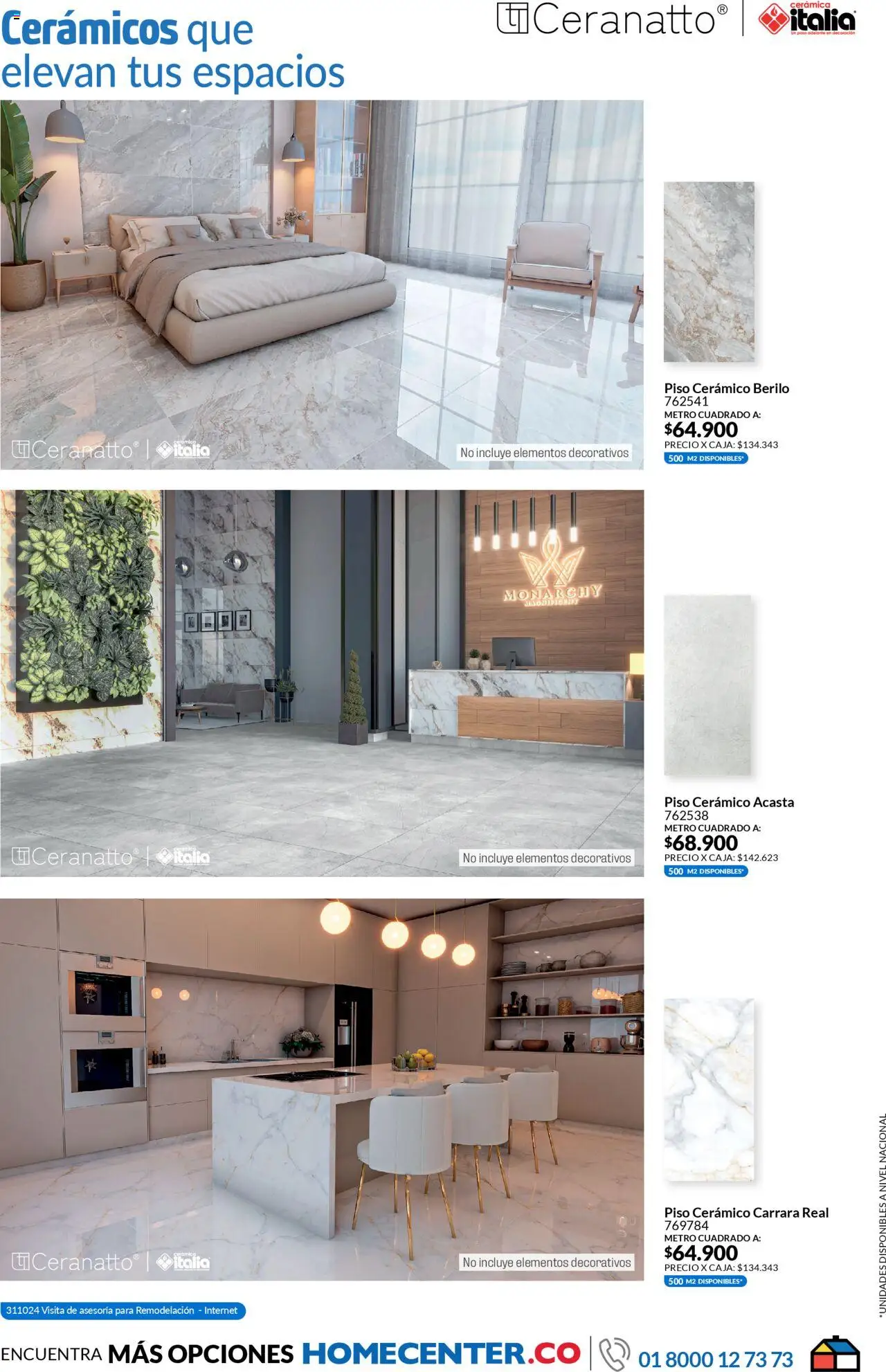 Homecenter revista - valida desde el 01.10.2025 | Página: 6 | Productos: Caja, Cerámica