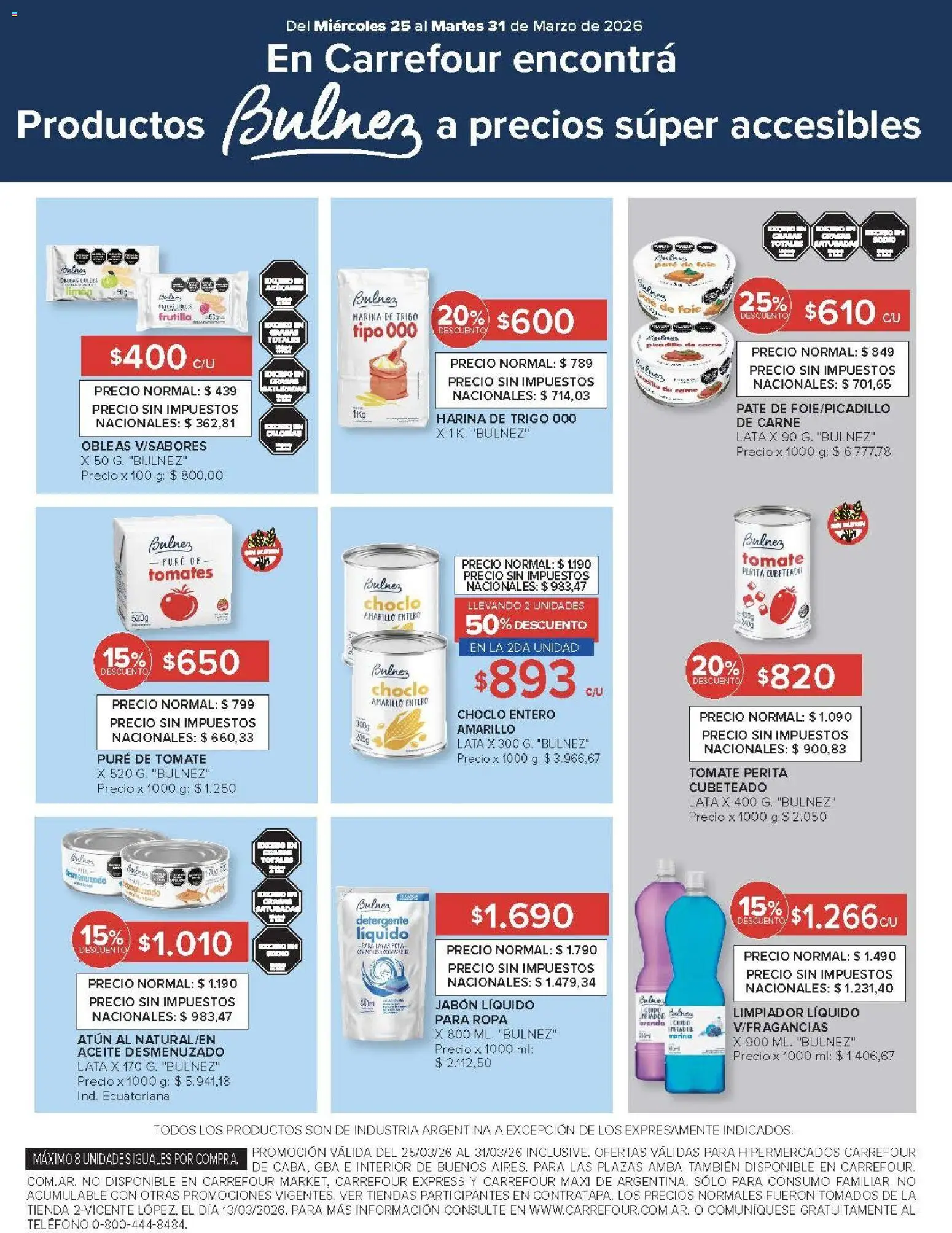 Carrefour ofertas │ válido desde el 25.03.2026 | Página: 17 | Productos: Teléfono, Frutilla, Atún, Picadillo