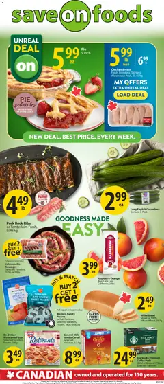Preview of Save on foods weekly flyer / circulaire from shop Save on foods valid from 12.03.2026