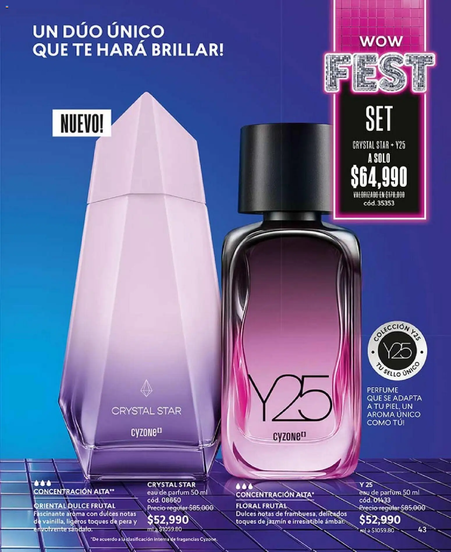 CyZone revista - valida desde el 01.04.2026 | Página: 43 | Productos: Té, Perfume, Ruana, Pera