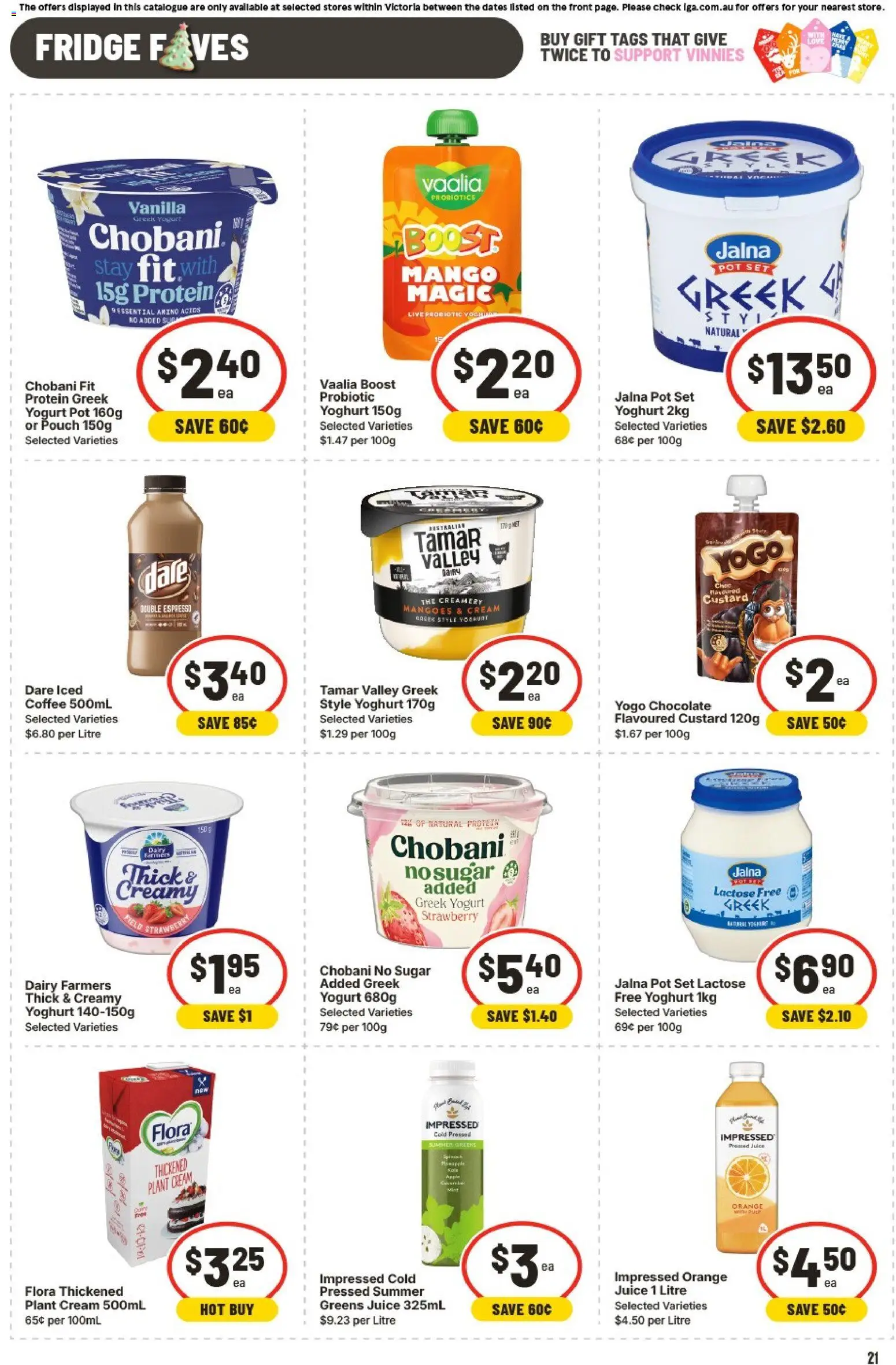 IGA catalogue - valid from 19.11.2025 | Page: 22 | Products: Plant, Cream, Mango, Greens