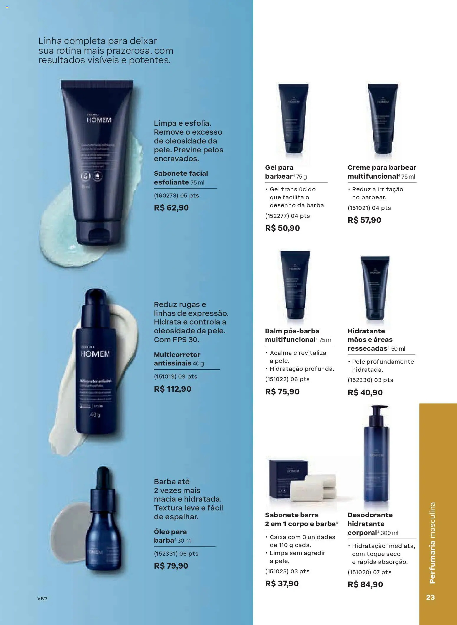 Natura Folheto - válido de 13.01.2026 | Página: 23 | Produtos: Caixa, Óleo, Creme, Sabonete