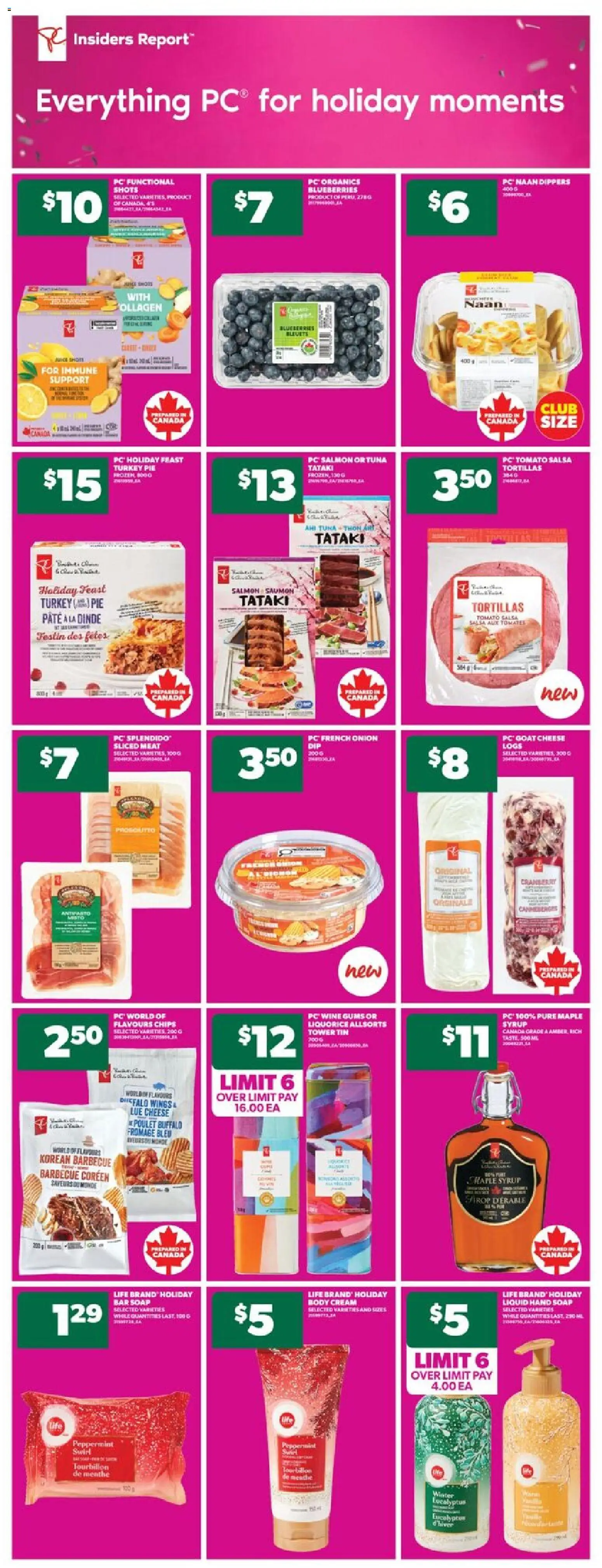 Real Canadian Superstore flyer valid from 04.12.2025 | Page: 13 | Products: Cream, PC, Soap, Cheese