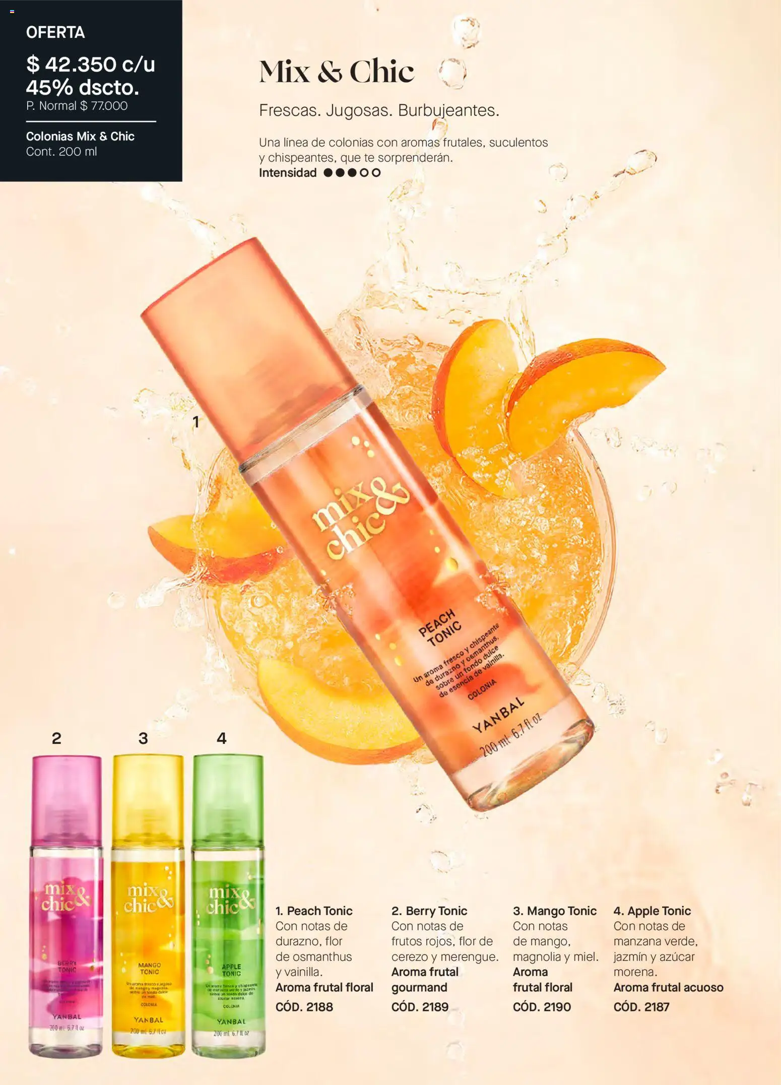 Yanbal revista - valida desde el 03.01.2026 | Página: 96 | Productos: Azucar, Mango, Manzana, Durazno