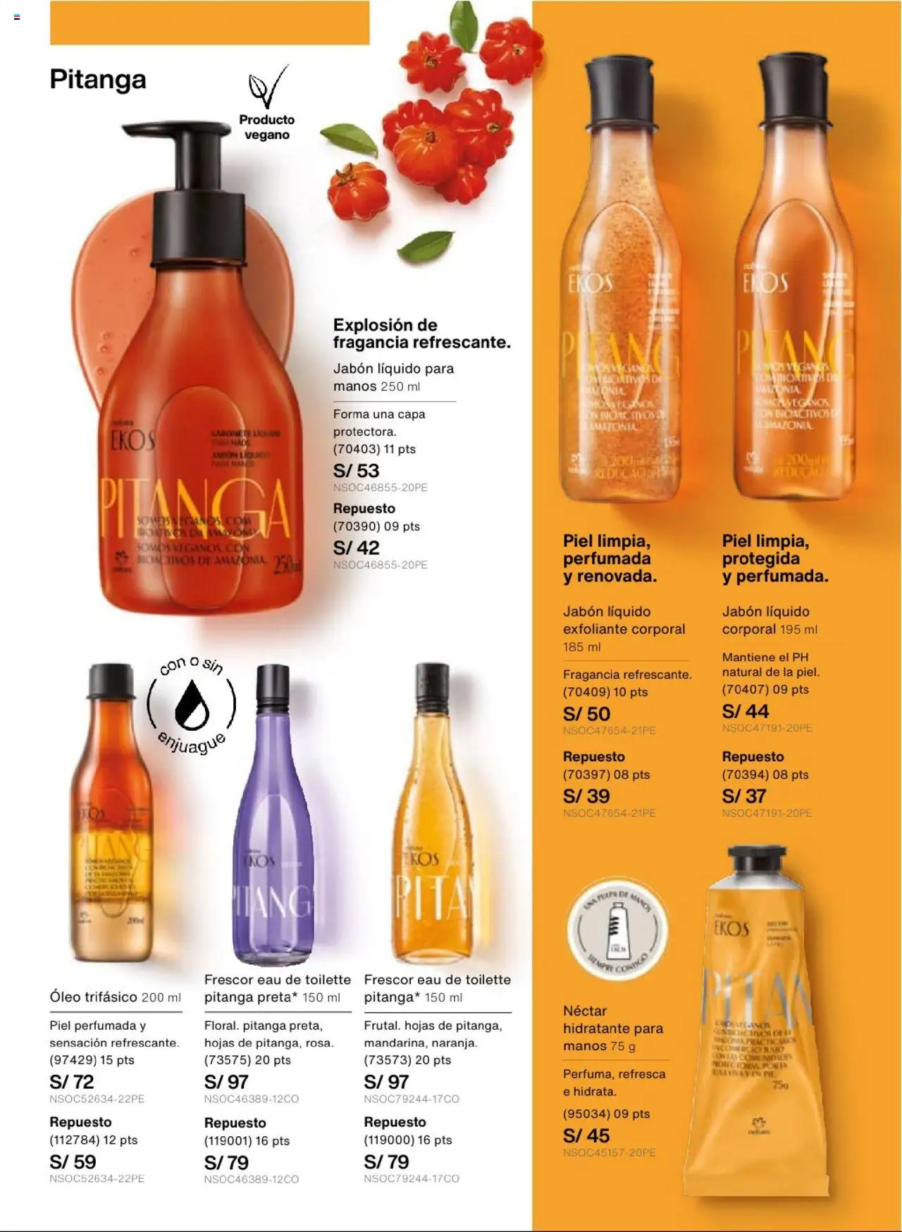 Catálogo Natura válido desde 22.07.2025 | Página: 113 | Productos: Exfoliante, Jabón, Fragancia, EAU de Toilette