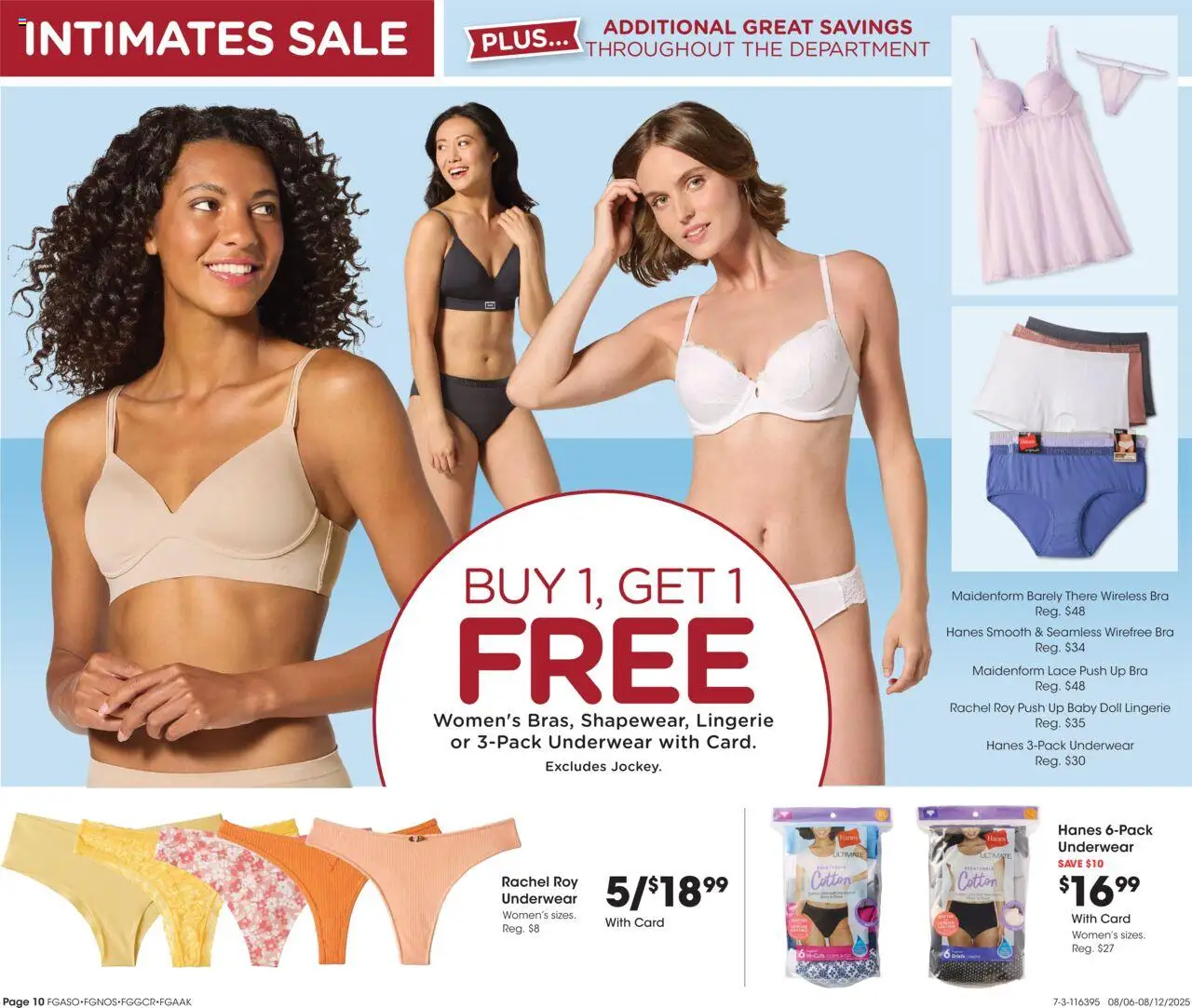 Fred Meyer - Home & Apparel - valid from 06.08.2025 | Page: 14 | Products: Underwear, Bra
