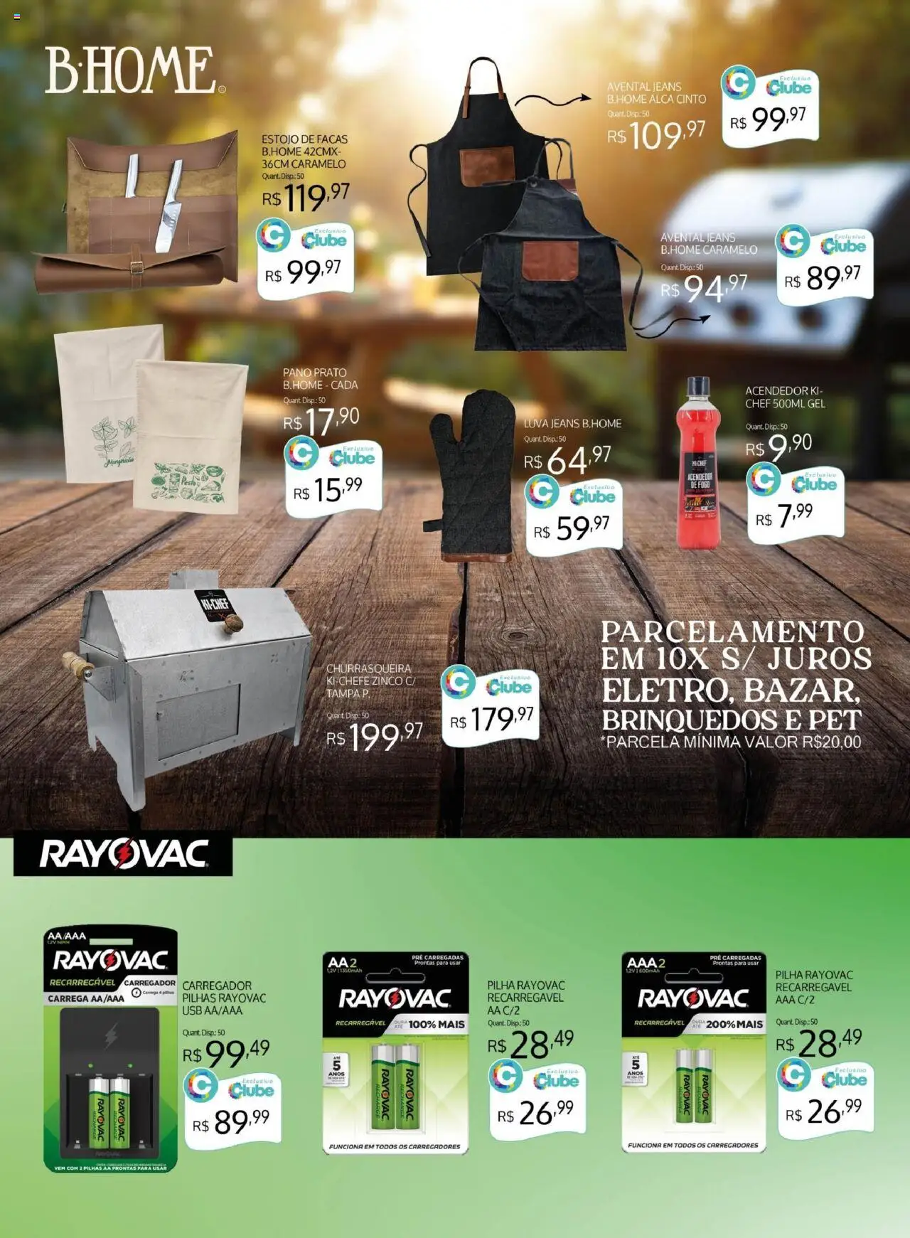 Bistek Supermercados Folheto - válido de 30.07.2025 | Página: 4 | Produtos: Pilhas, Avental, Cinto, USB
