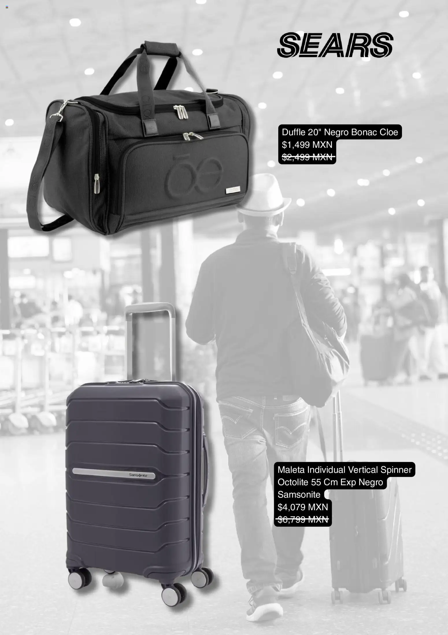 Nuevas ofertas de Sears válidas en toda la República Mexicana desde el 01.04.2026. ¡Encuentra las mejores ofertas en Sears promociones! | Página: 2 | Productos: Maleta