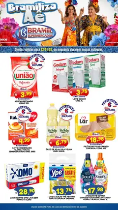 Bramil Supermercados - Ofertas do Dia - Pré-Visualização do folheto da loja Bramil Supermercados, válido de 22.01.2026