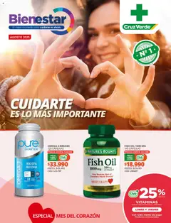 Bienestar Cruz Verde válido desde el 01.08.2025