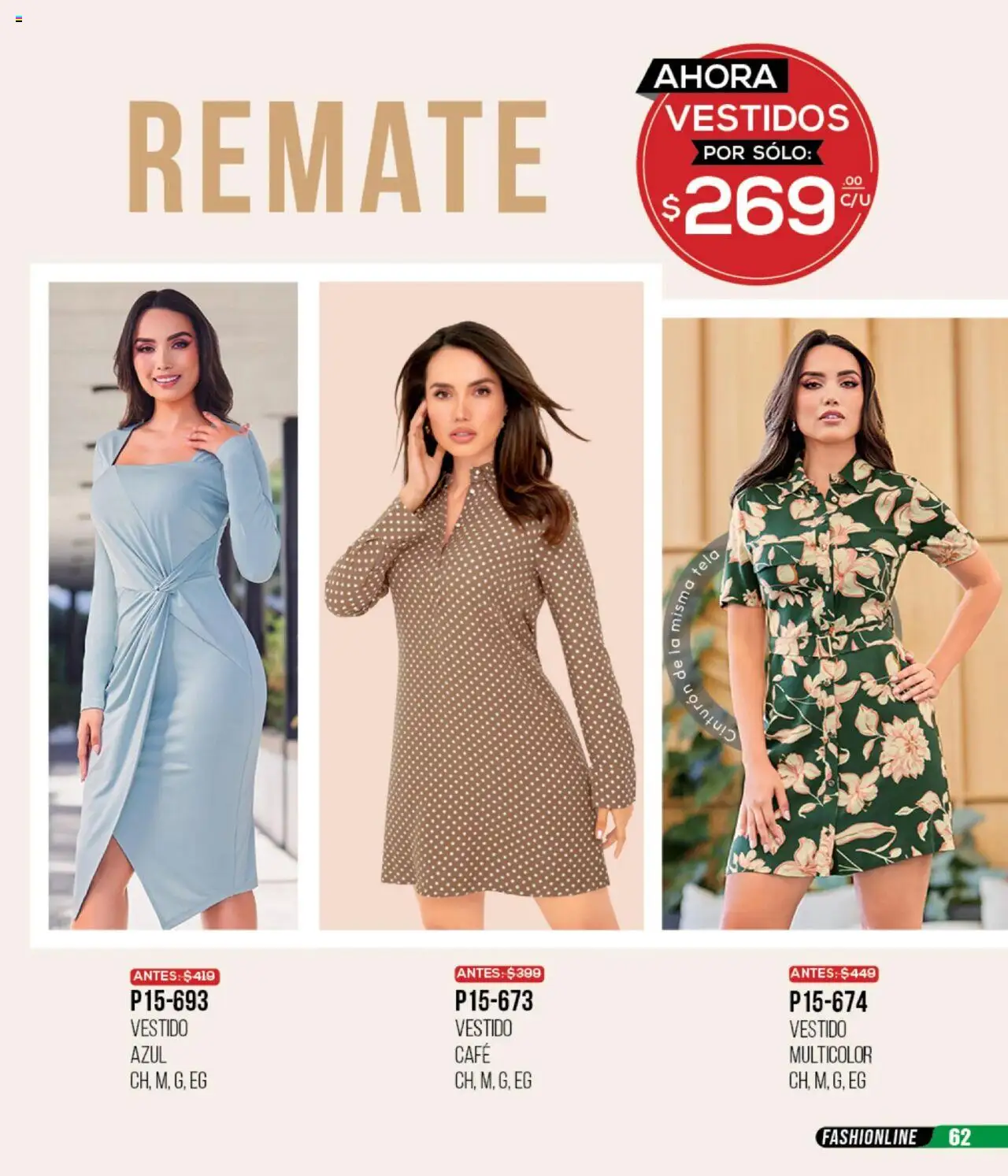Nuevas ofertas de Cklass válidas en toda la República Mexicana desde el 13.08.2025. ¡Encuentra las mejores ofertas en Cklass - Catálogo Remate Total Ropa! | Página: 63 | Productos: Café, Vestido