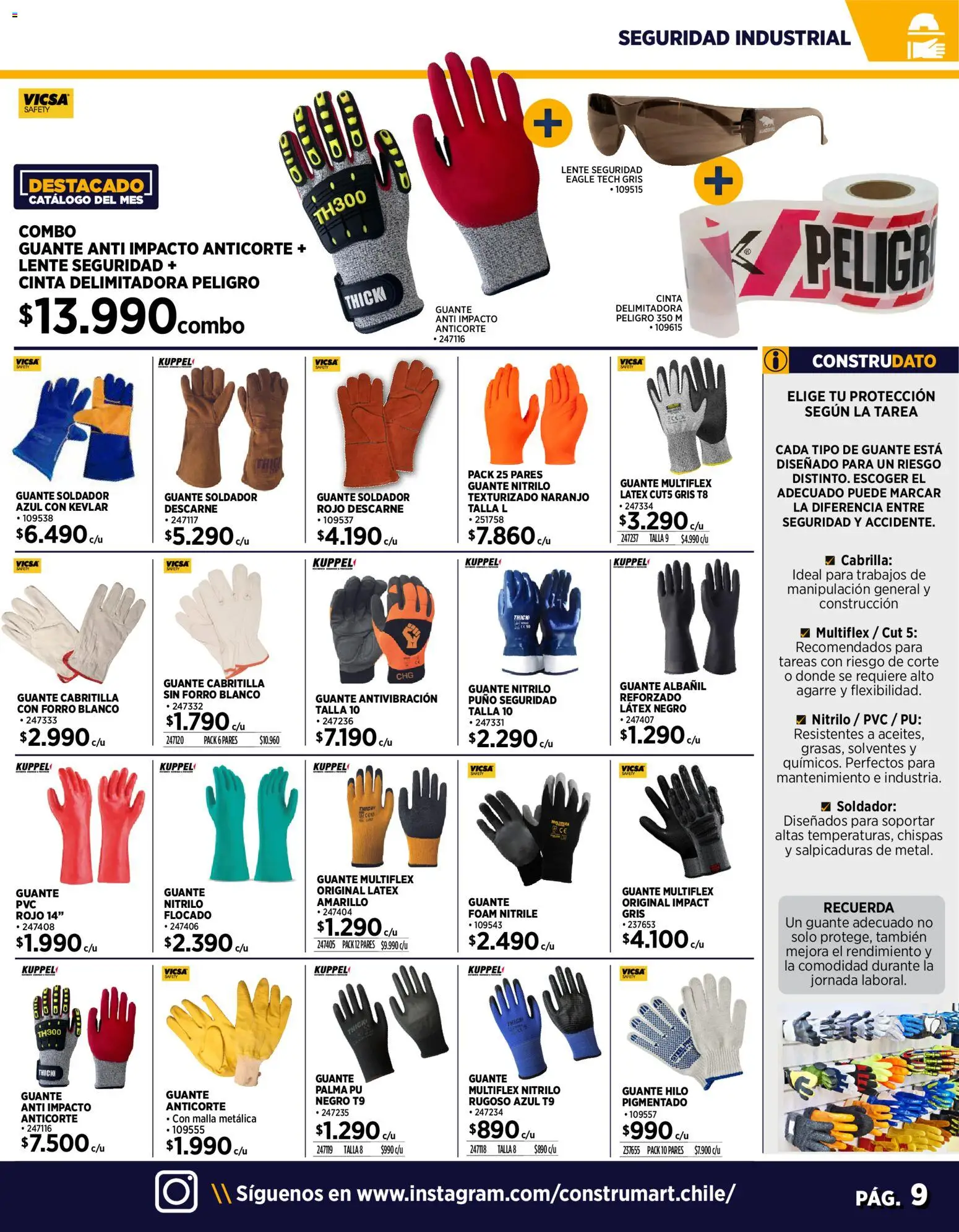 Construmart ofertas  │ válido desde el 10.12.2025 | Página: 9 | Productos: Cinta, Guante, General
