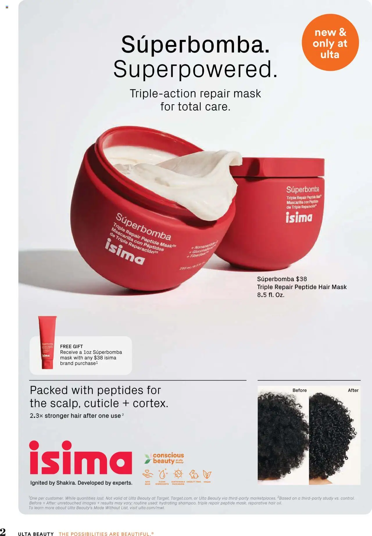 Ulta Beauty Weekly Ad - valid from 03.08.2025 | Page: 2 | Products: Hair mask, Mask