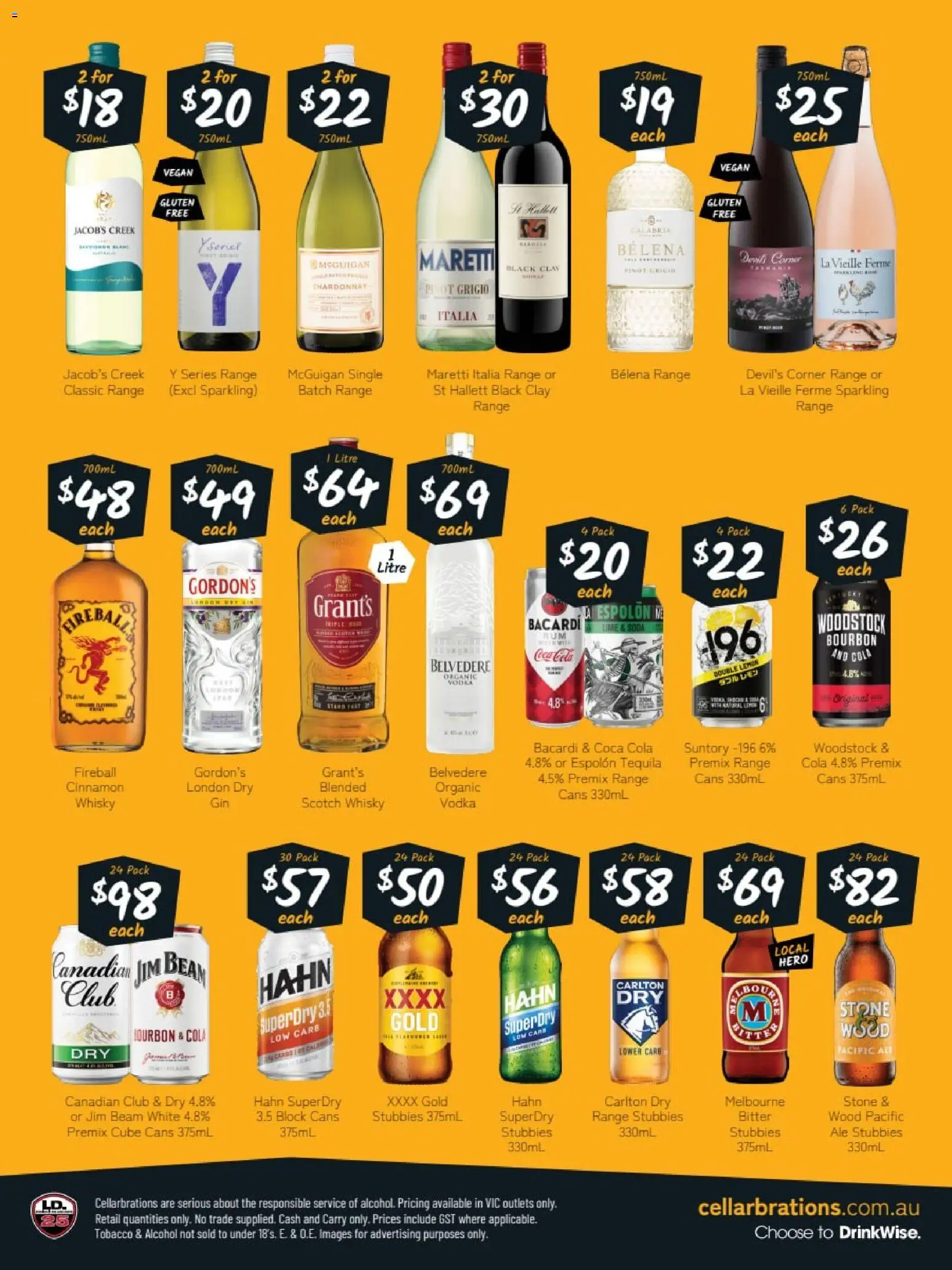 Cellarbrations catalogue - valid from 26.01.2026 | Page: 2 | Products: Coca Cola, Vodka, Scotch, Clay