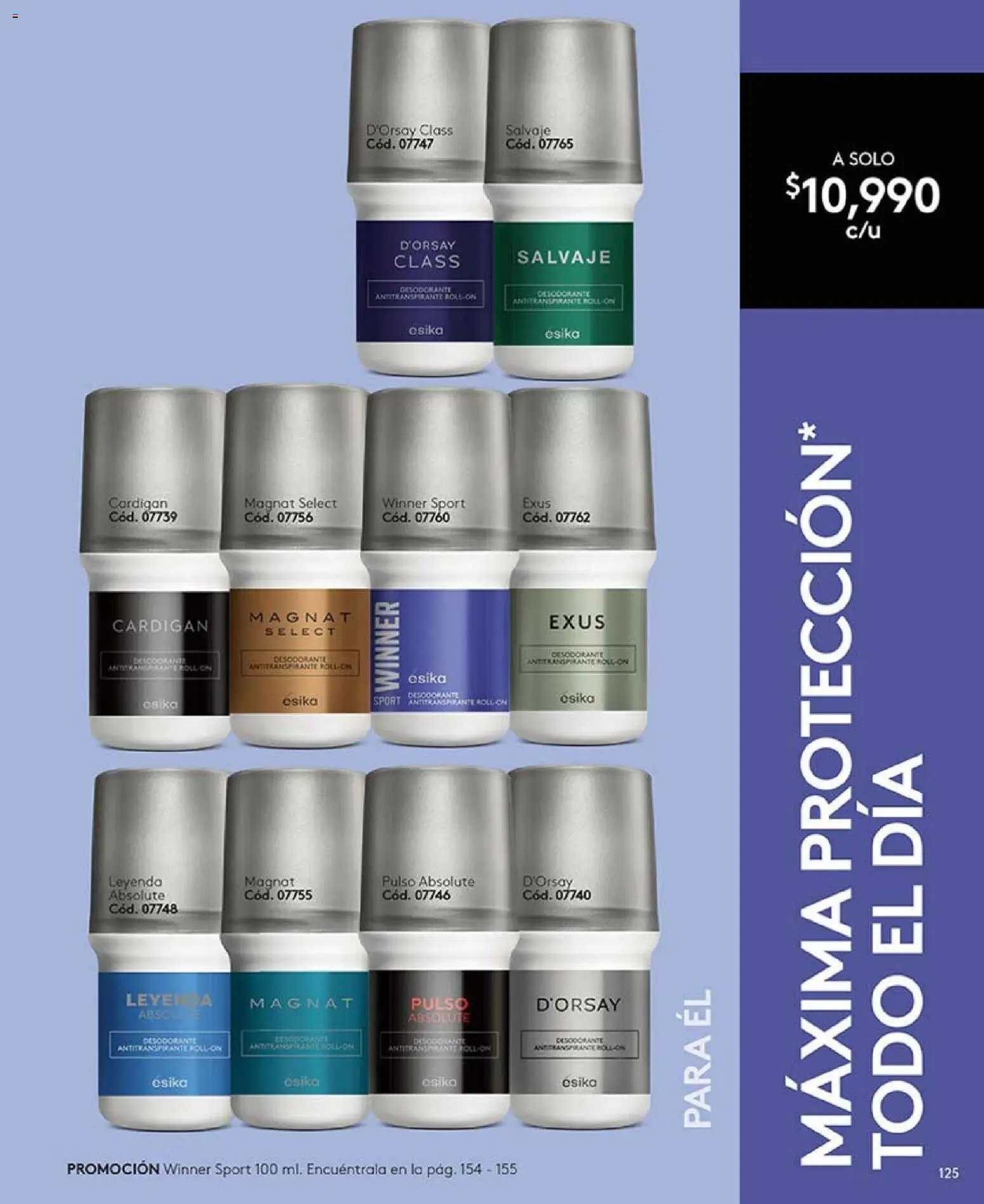 Ésika revista - valida desde el 01.04.2026 | Página: 125 | Productos: Desodorante