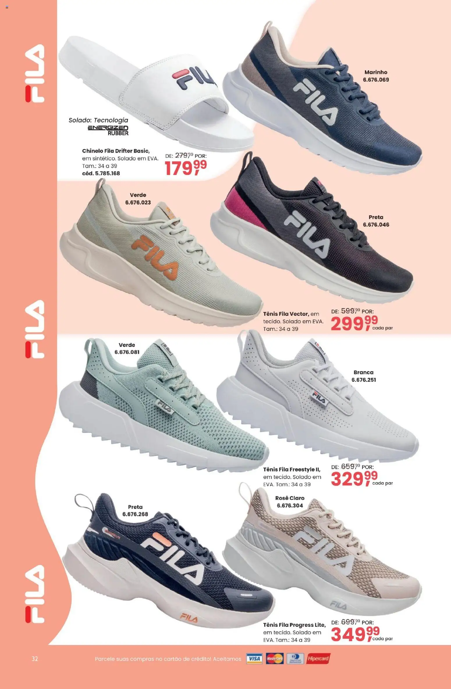 Quatro Estações Folheto - válido de 03.03.2026 | Página: 32 | Produtos: Tênis