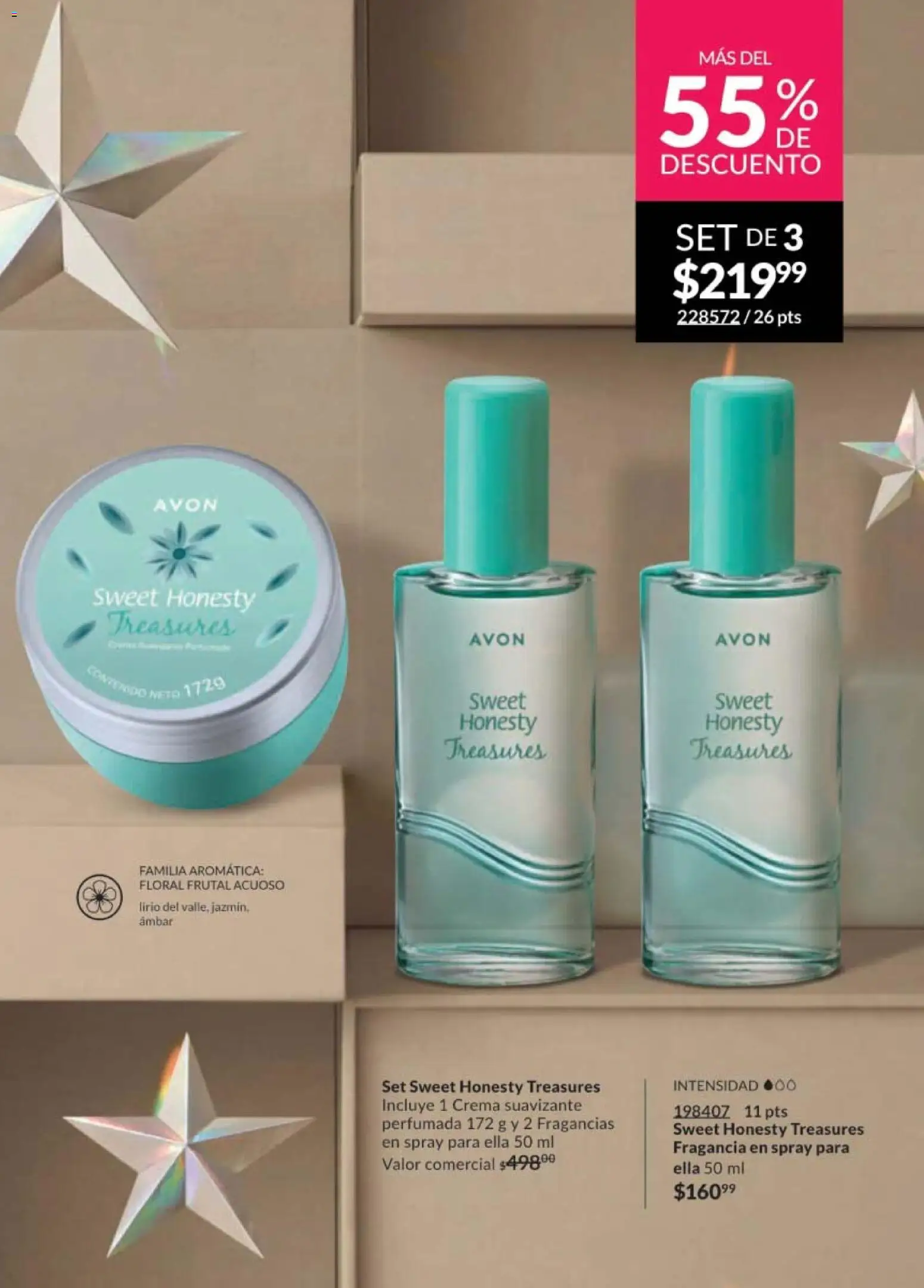 Nuevas ofertas de AVON válidas en toda la República Mexicana desde el 28.11.2025. ¡Encuentra las mejores ofertas en AVON campaña 18 2025! | Página: 47 | Productos: Crema, Suavizante, Body, Fragancia