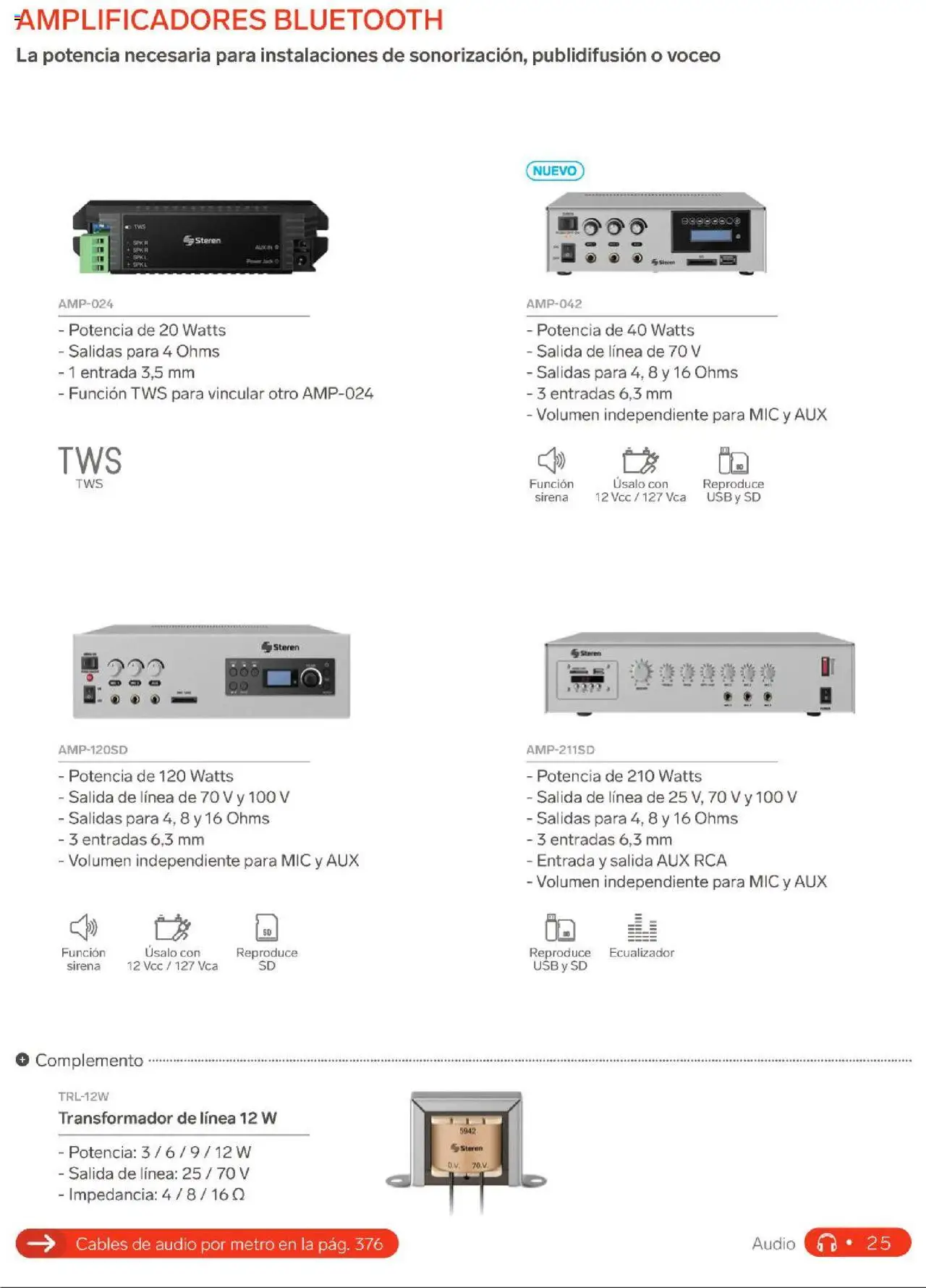 Nuevas ofertas de Steren válidas en toda la República Mexicana desde el 01.01.2025. ¡Encuentra las mejores ofertas en Steren catálogo! | Página: 43 | Productos: Usb, Ecualizador, Audio
