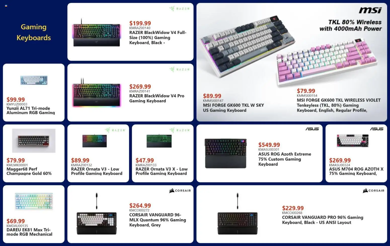 Canada Computers flyer valid from 27.03.2026 | Page: 11 | Products: Keyboard