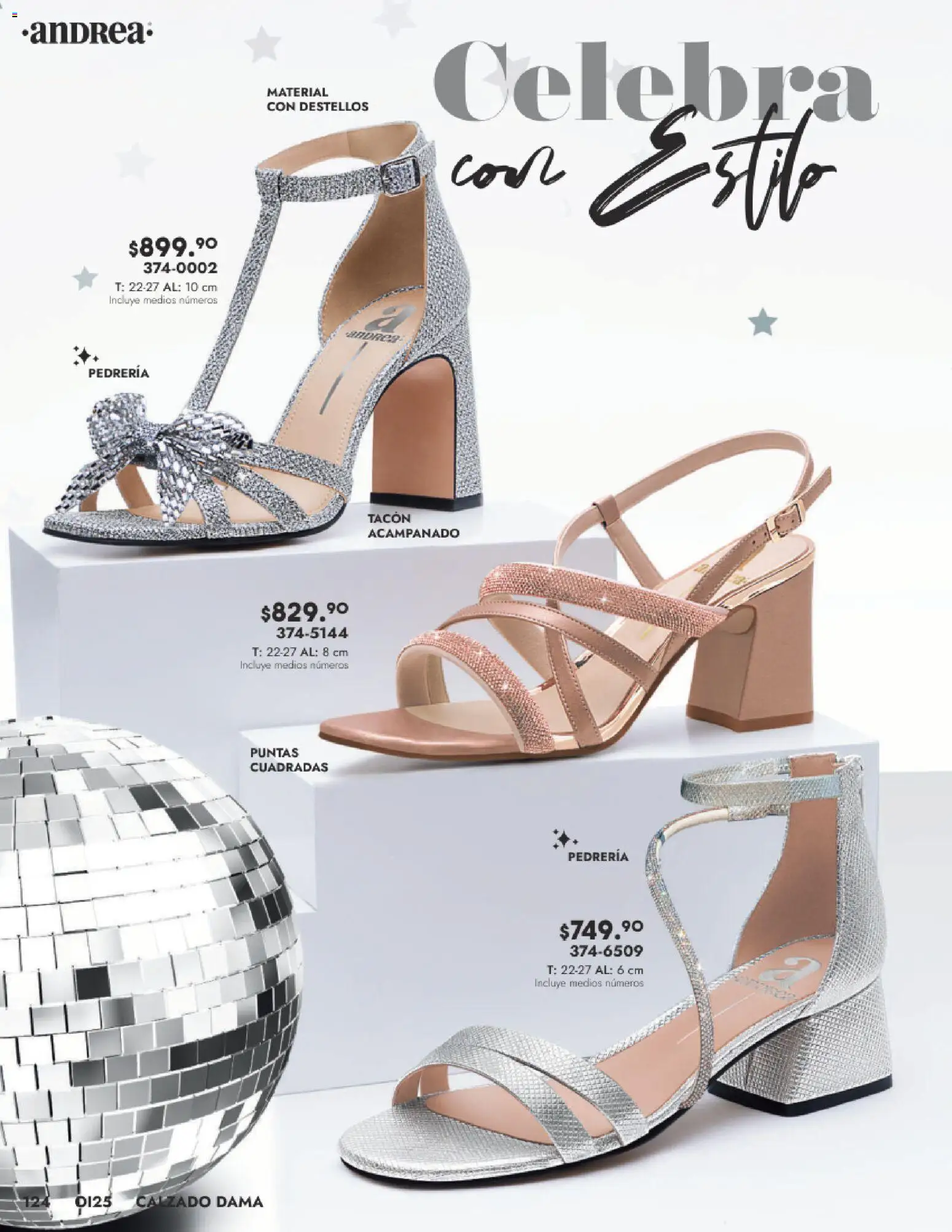 Nuevas ofertas de Andrea válidas en toda la República Mexicana desde el 24.08.2025. ¡Encuentra las mejores ofertas en Andrea - Catálogo Calzado Dama! | Página: 124