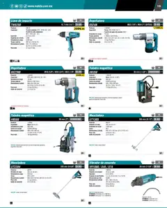 Vista previa de Makita - Catálogo, nuevo folleto de la tienda, válido en México a partir del 04.09.2025 | Página: 105