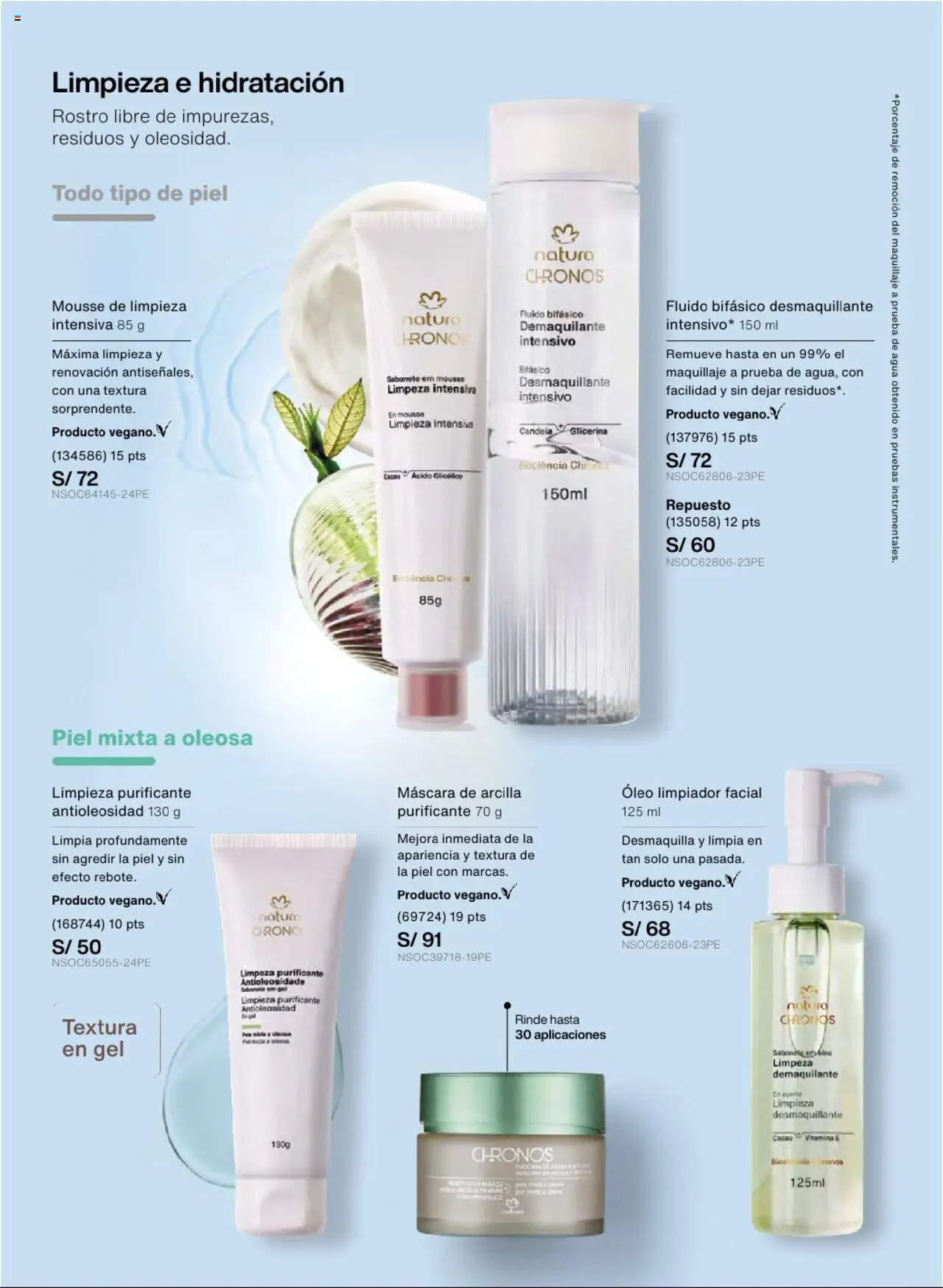 Catálogo Natura válido desde 01.07.2025 | Página: 98 | Productos: Máscara, Maquillaje
